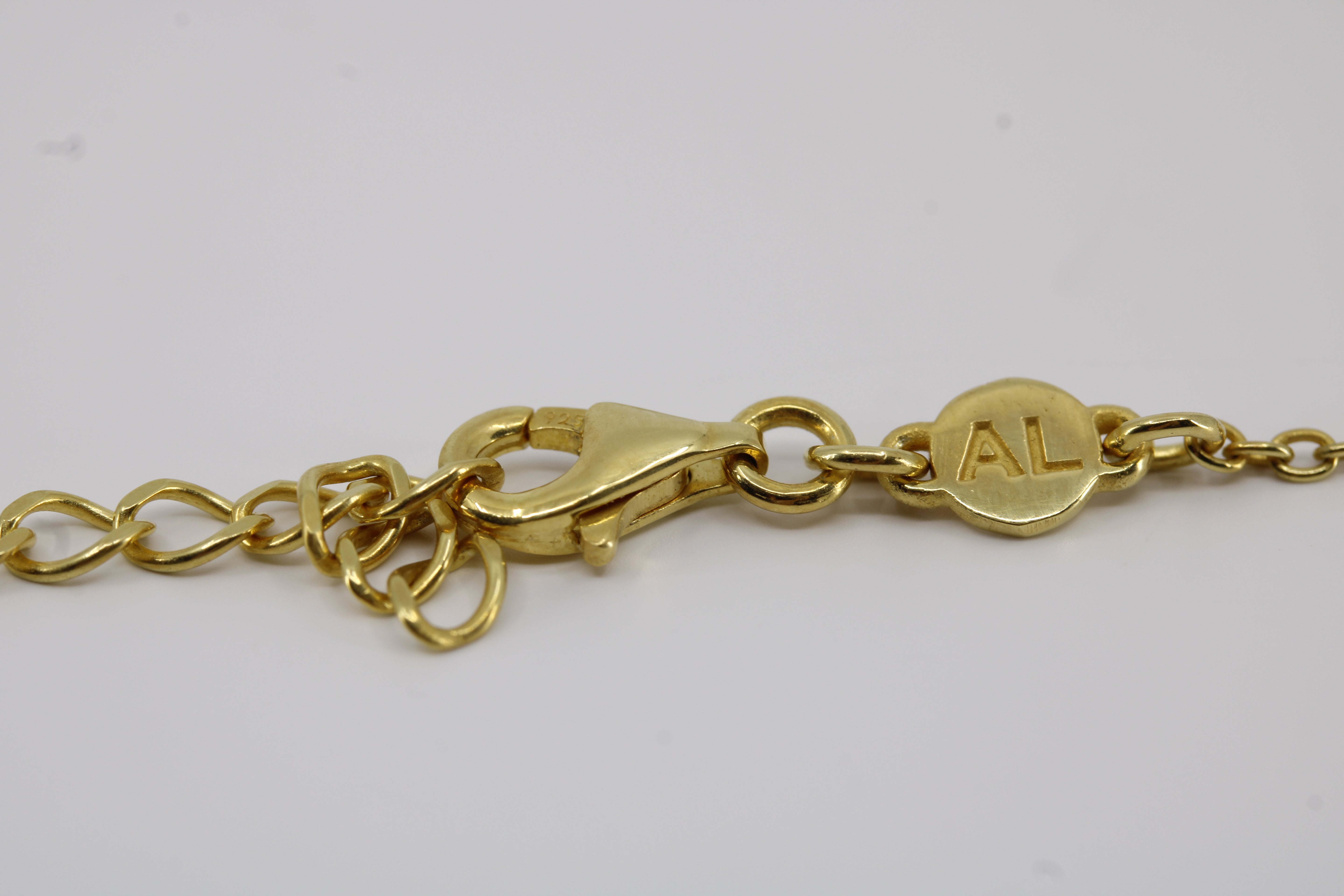 Luce 18K Gold Vermeil Solitaire Bezel Bracelet with Blue Topaz