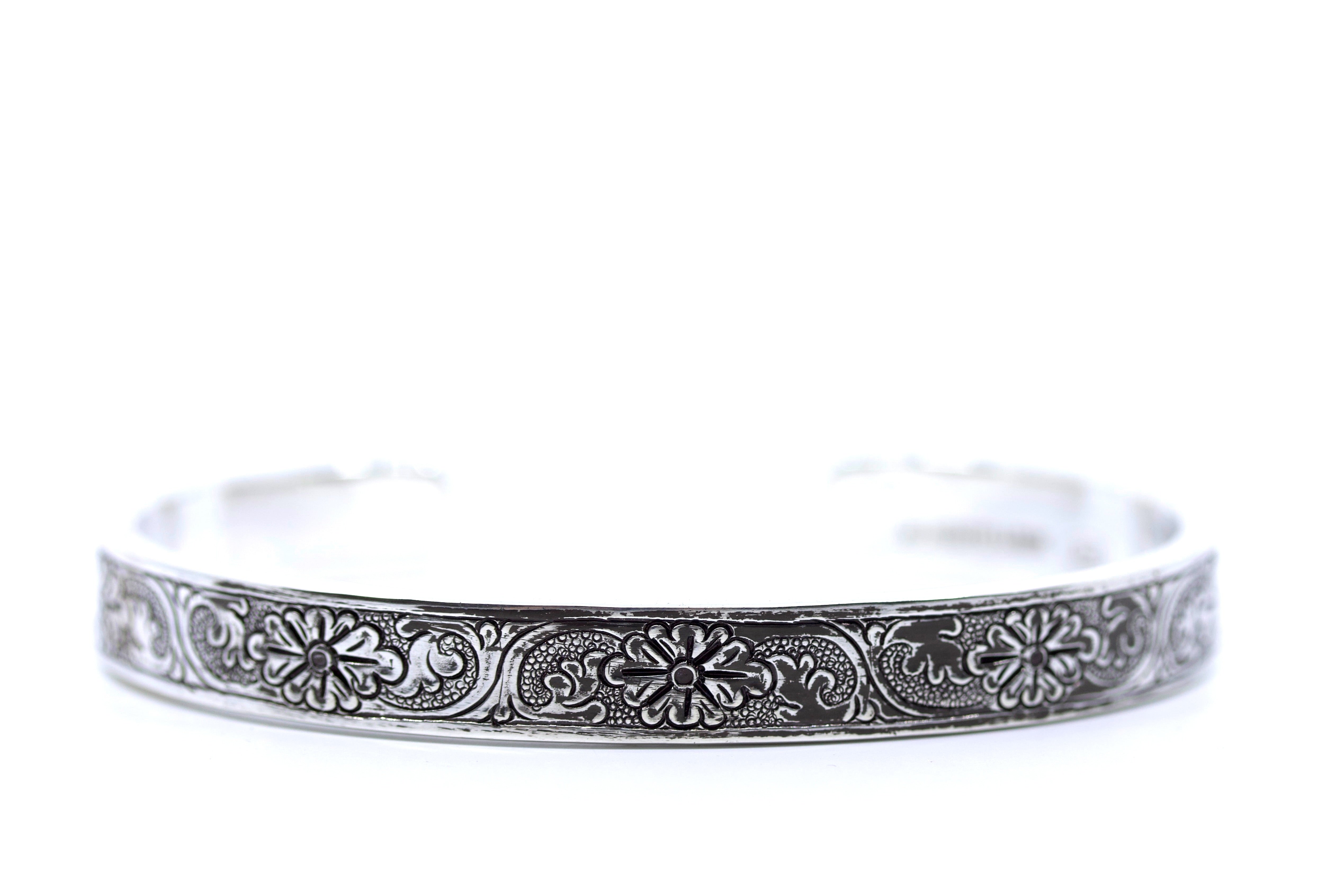 HIMALAYA Sterling Silver Medium Cuff Bracelet
