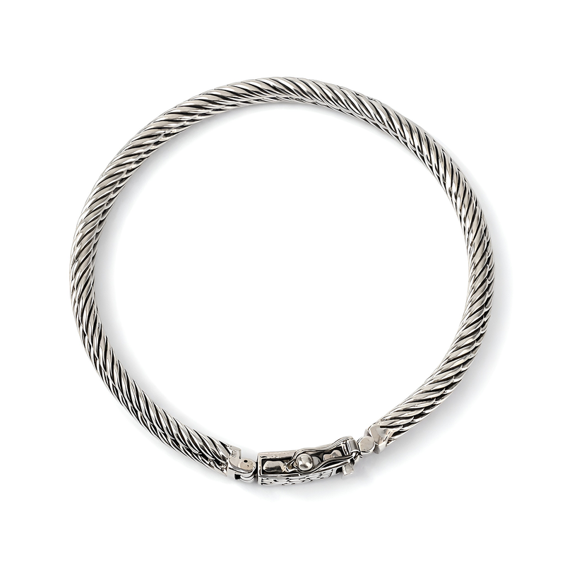 DALILA  Braided Wheat Link Bracelet