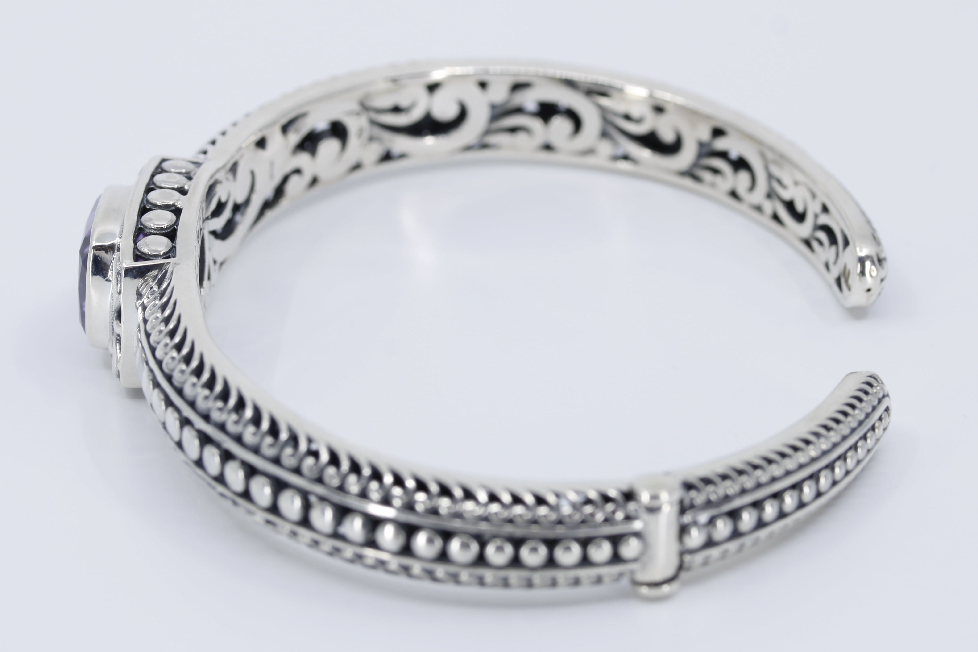 ALBA Amethyst Cuff Bracelet