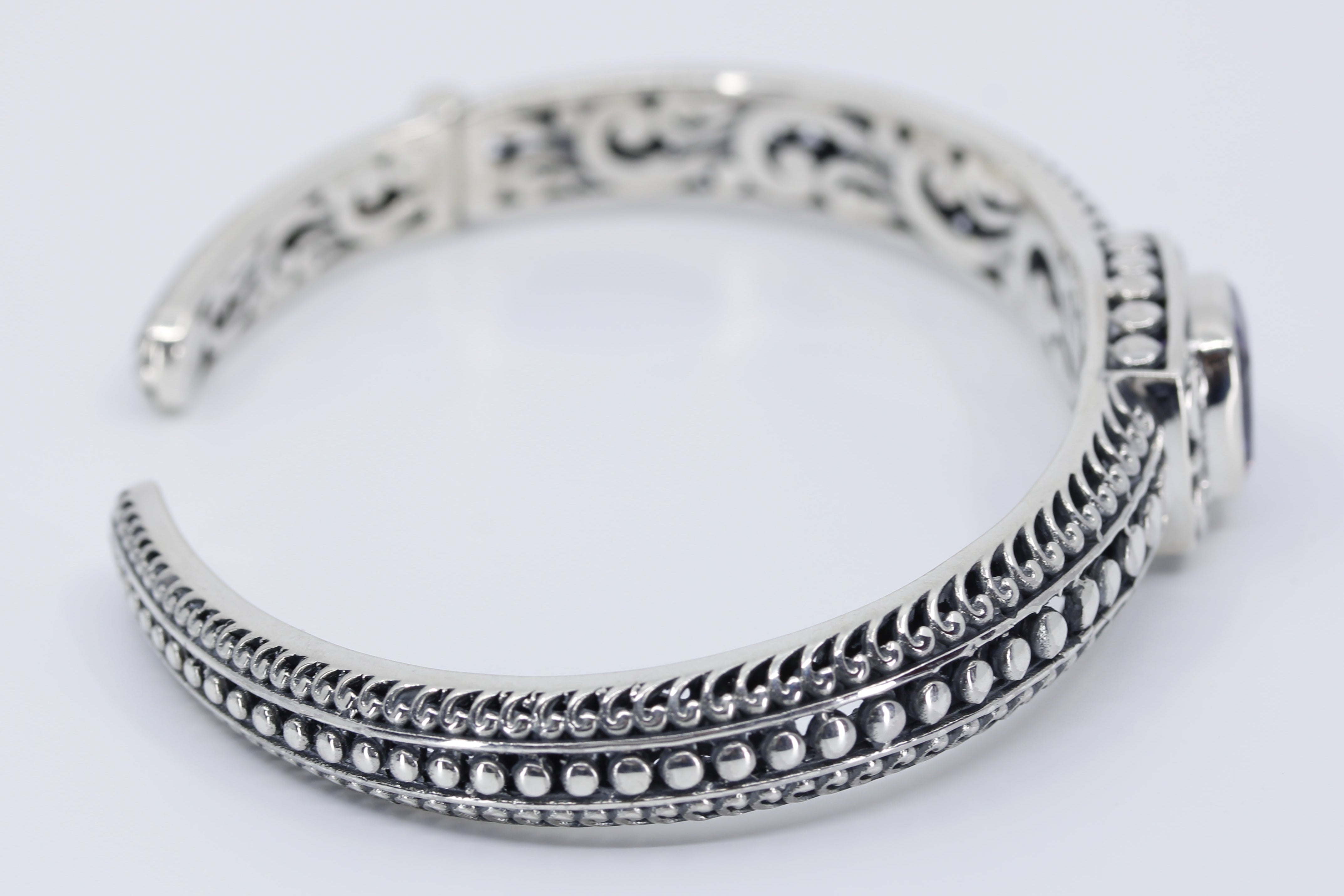 ALBA Amethyst Cuff Bracelet