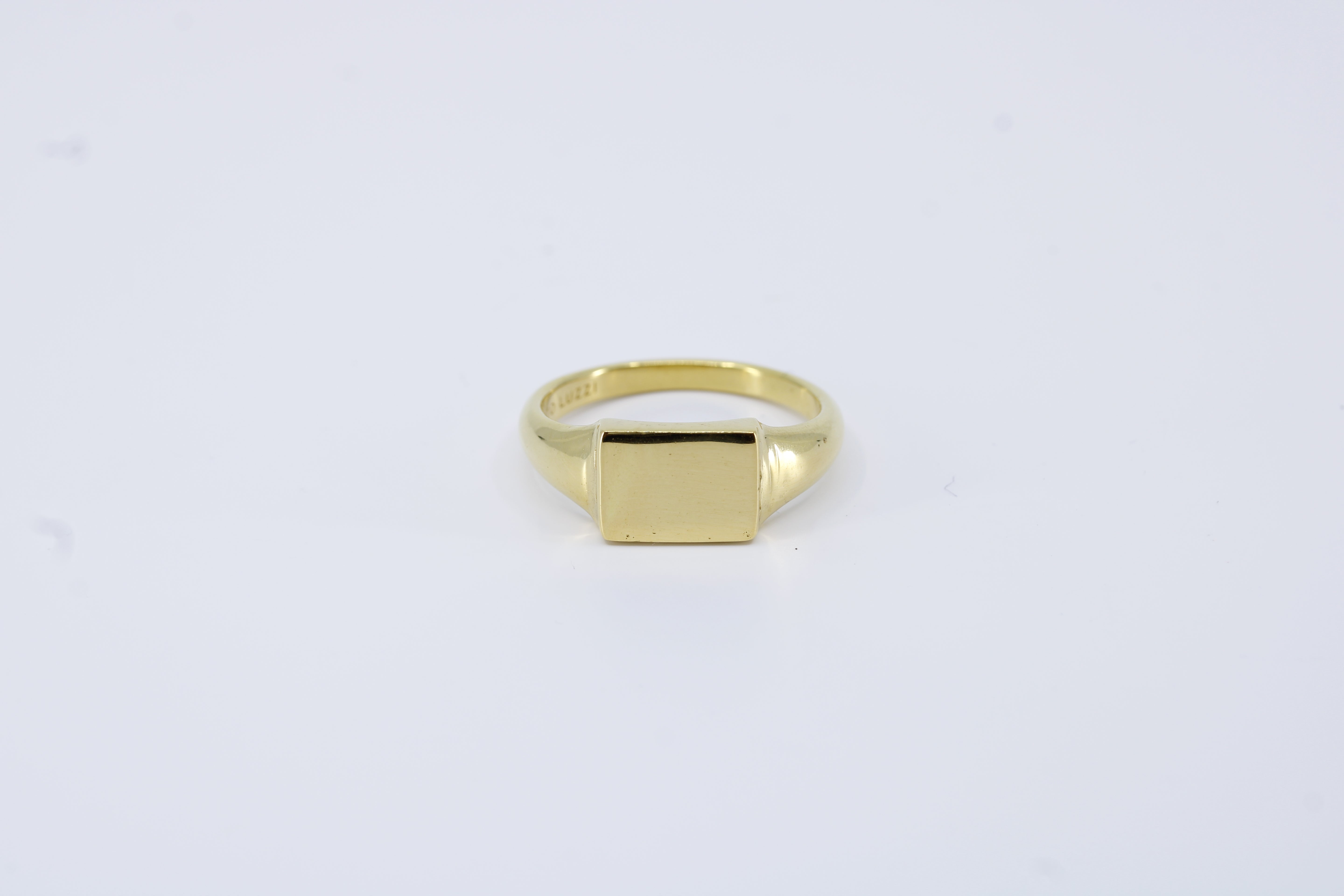 Linea 18K Gold Vermeil Rectangular Signet Ring