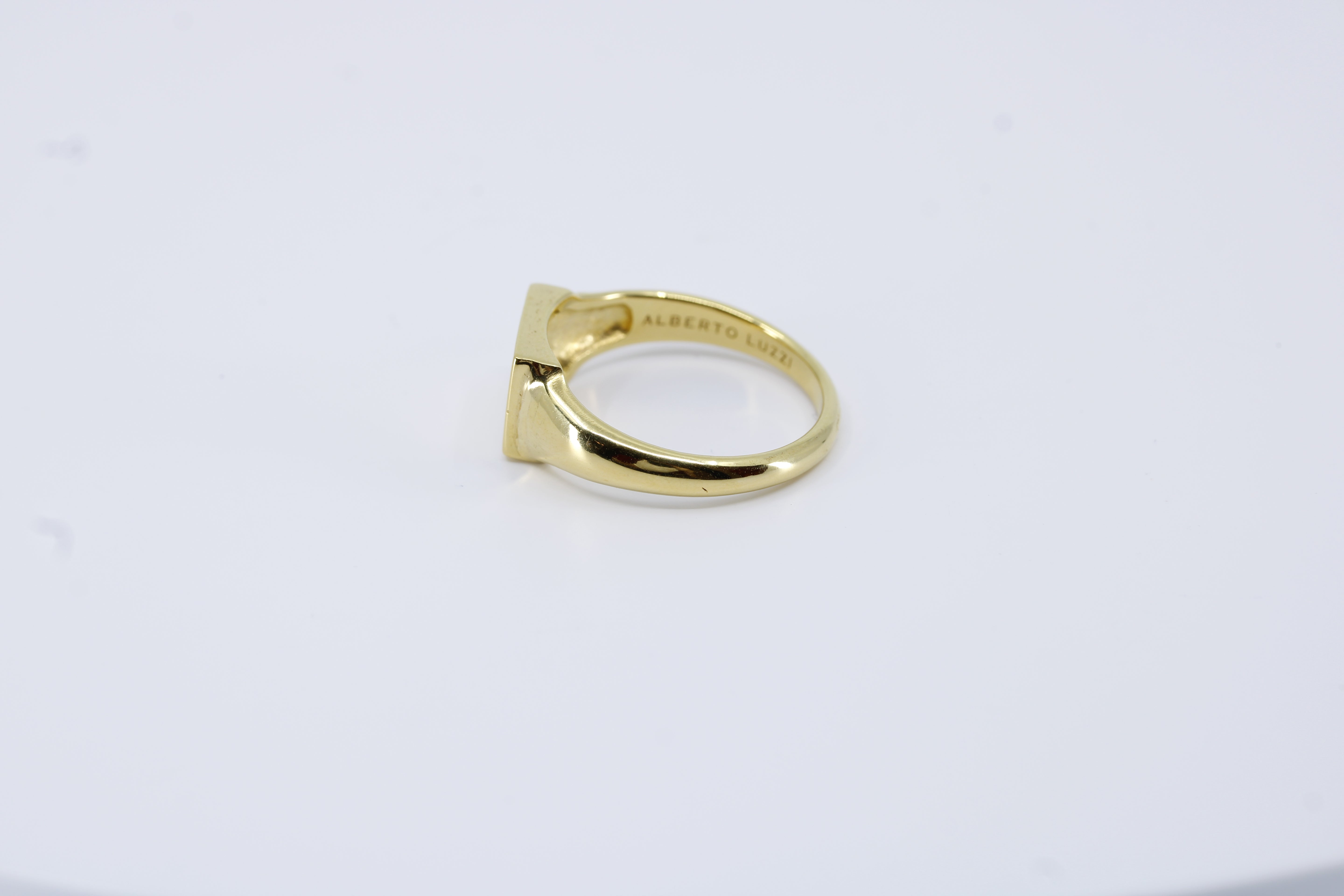 Linea 18K Gold Vermeil Rectangular Signet Ring