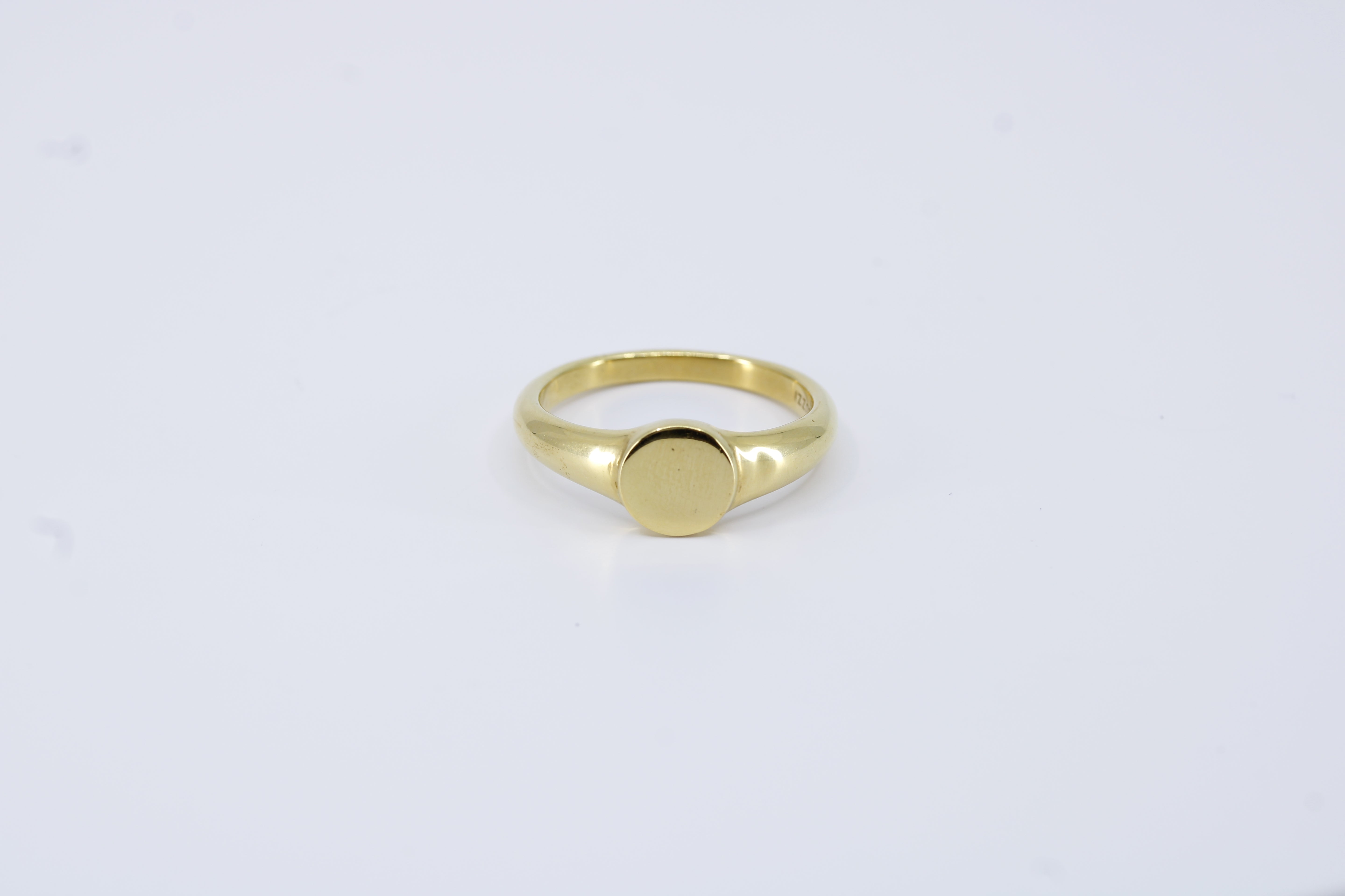 Linea 18K Gold Vermeil Signet Band Ring