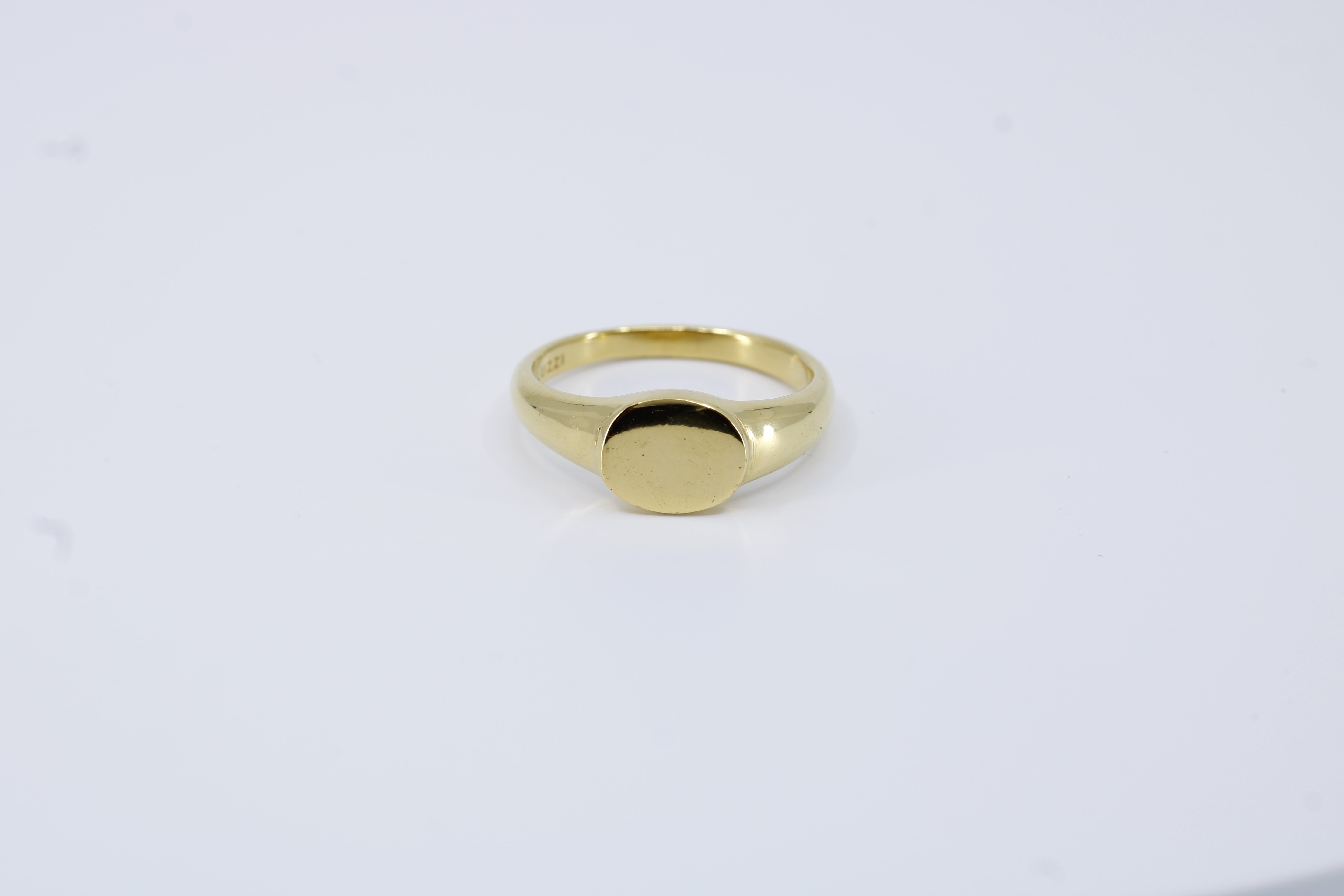Linea 18K Gold Vermeil Bold Signet Band Ring