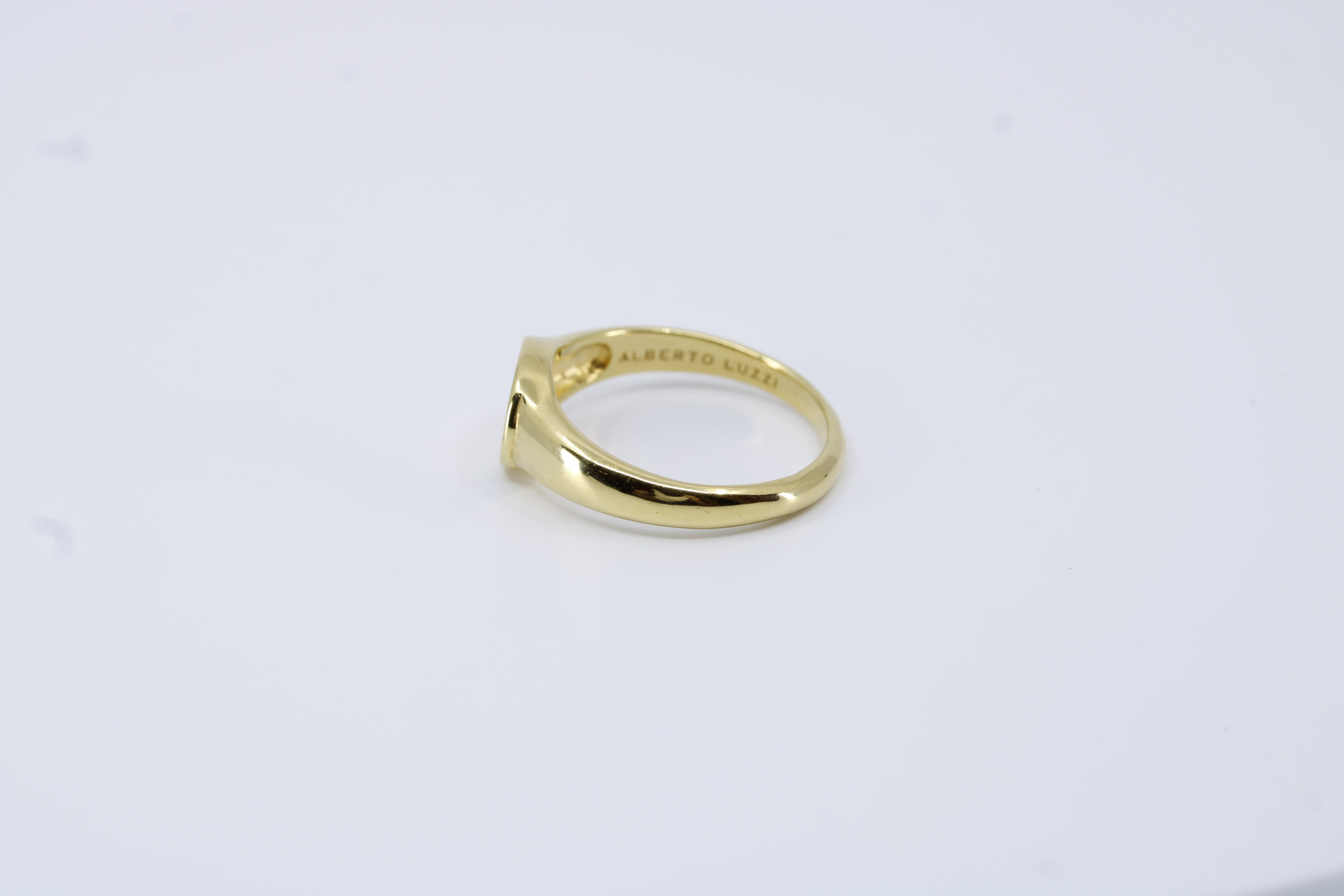 Linea 18K Gold Vermeil Bold Signet Band Ring
