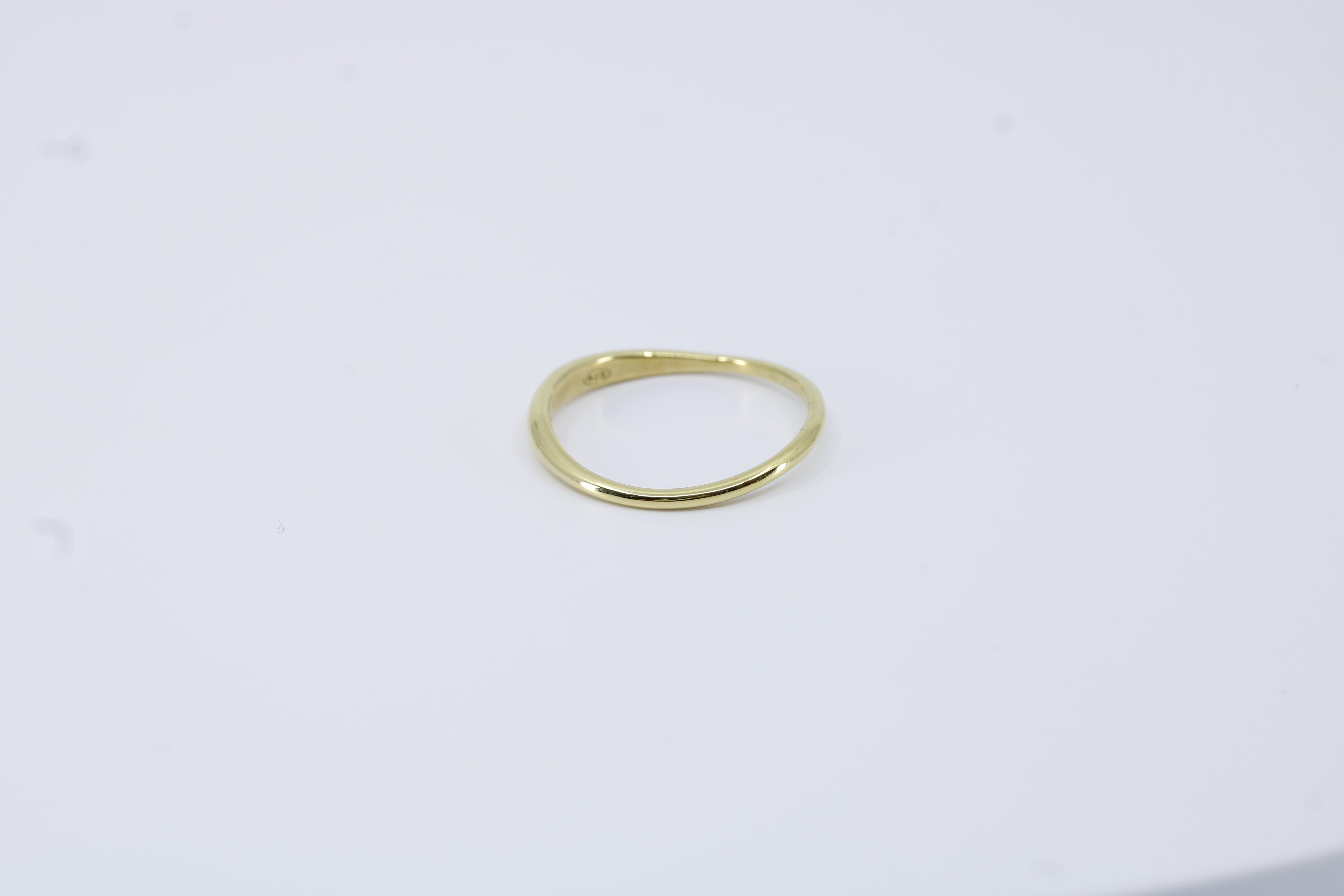 Linea 18K Gold Vermeil Wave Band Ring