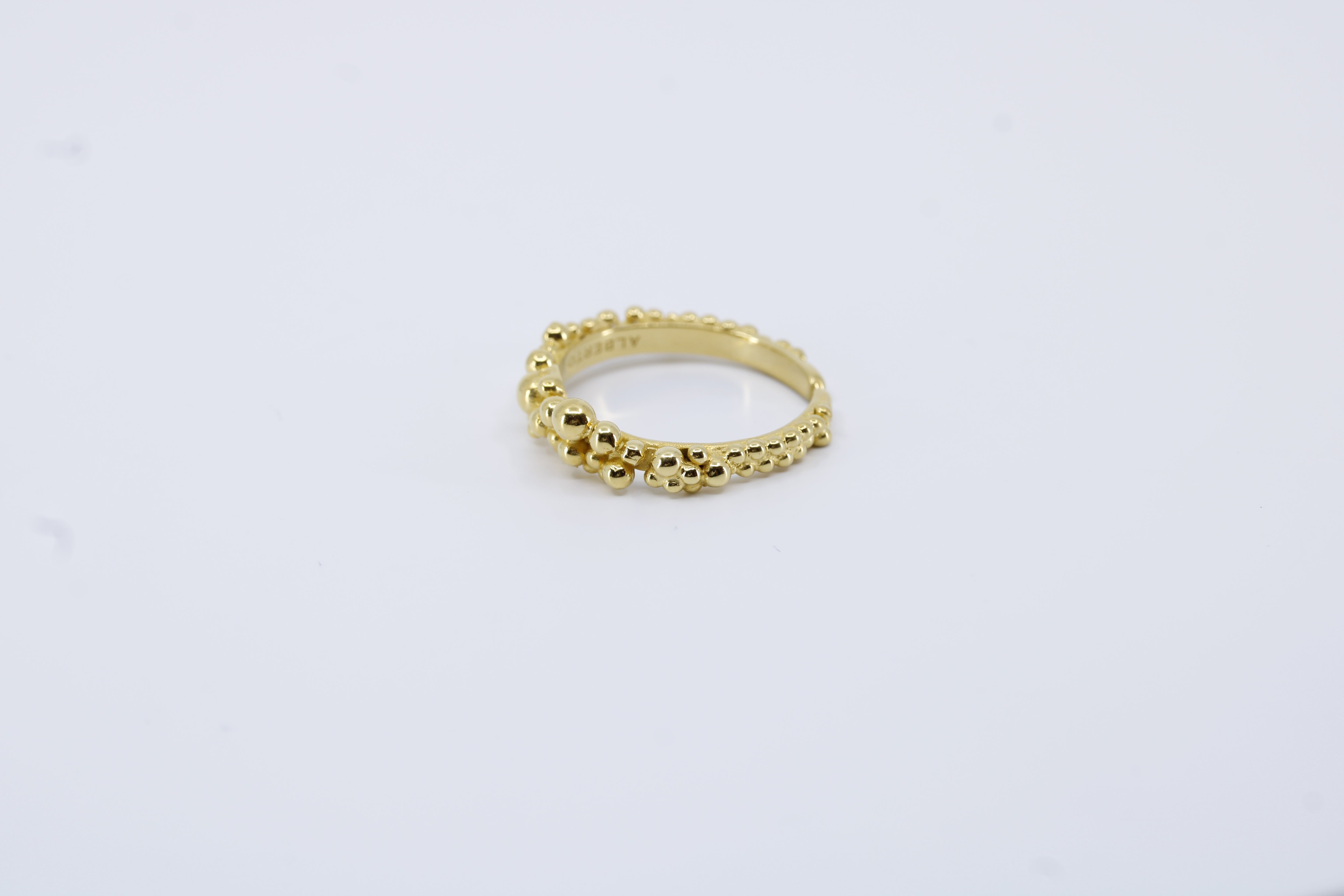 Caviar 18K Gold Vermeil Ring