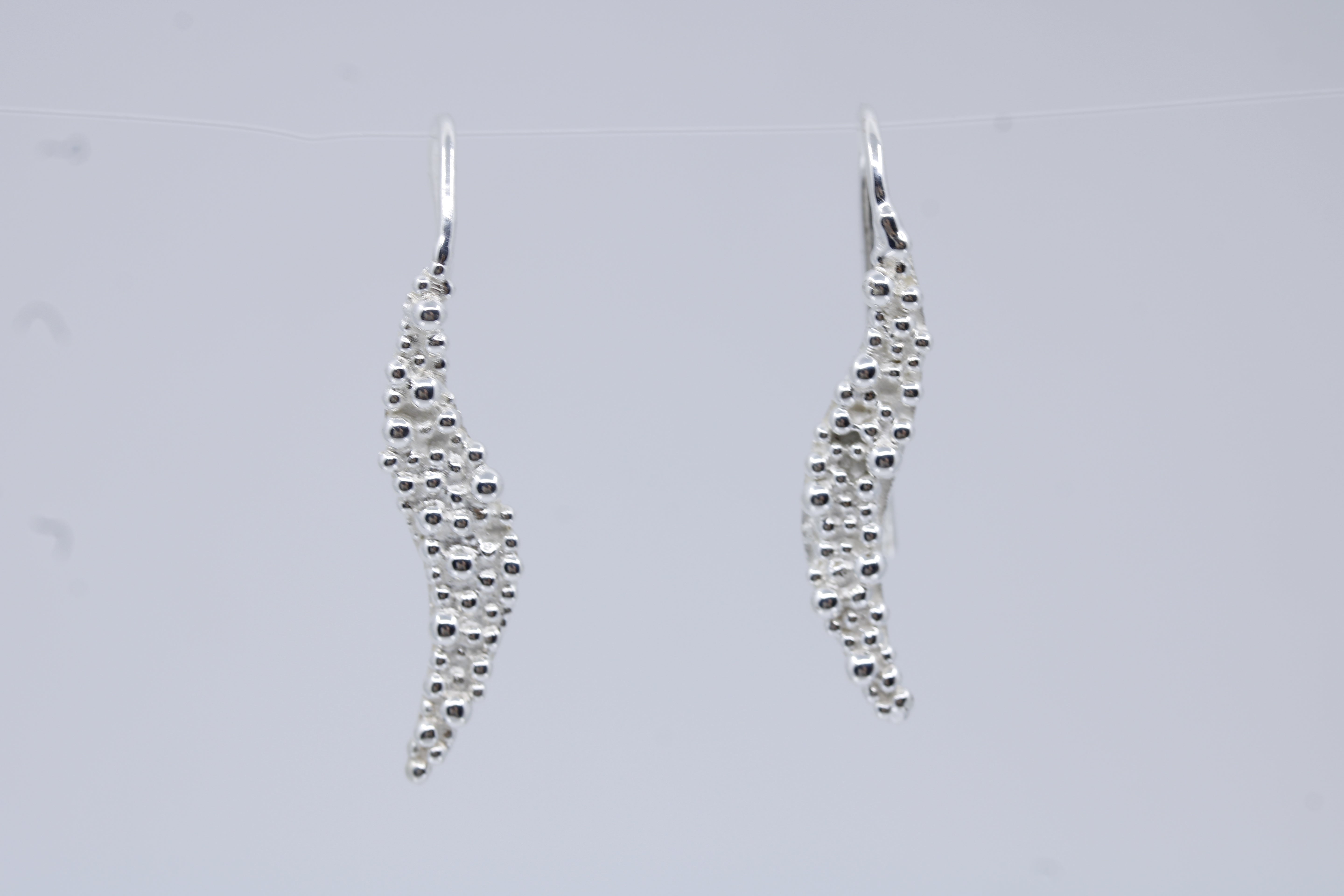 Caviar Drop Earring