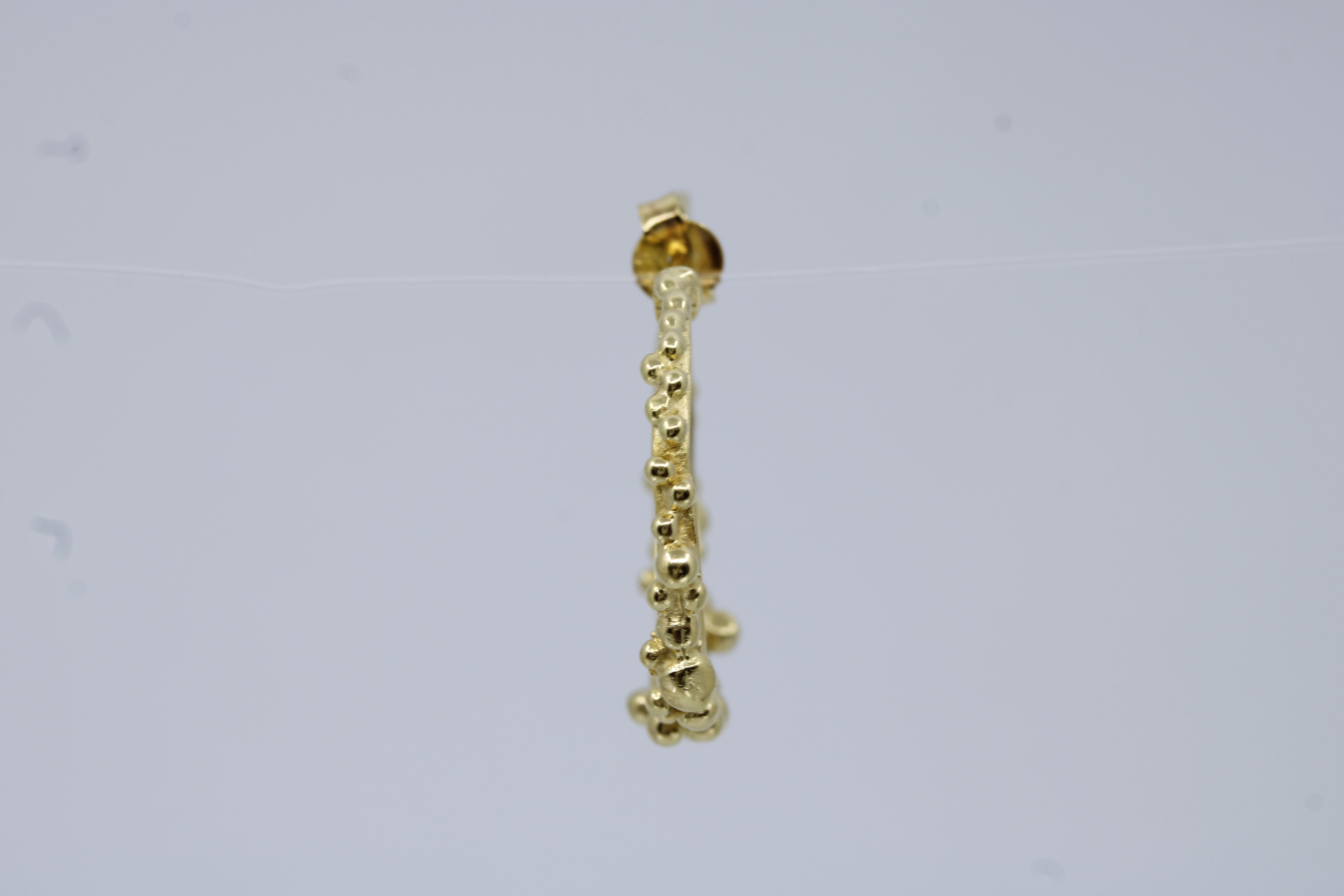Caviar 18K Gold Vermeil Small Hoop Earrings
