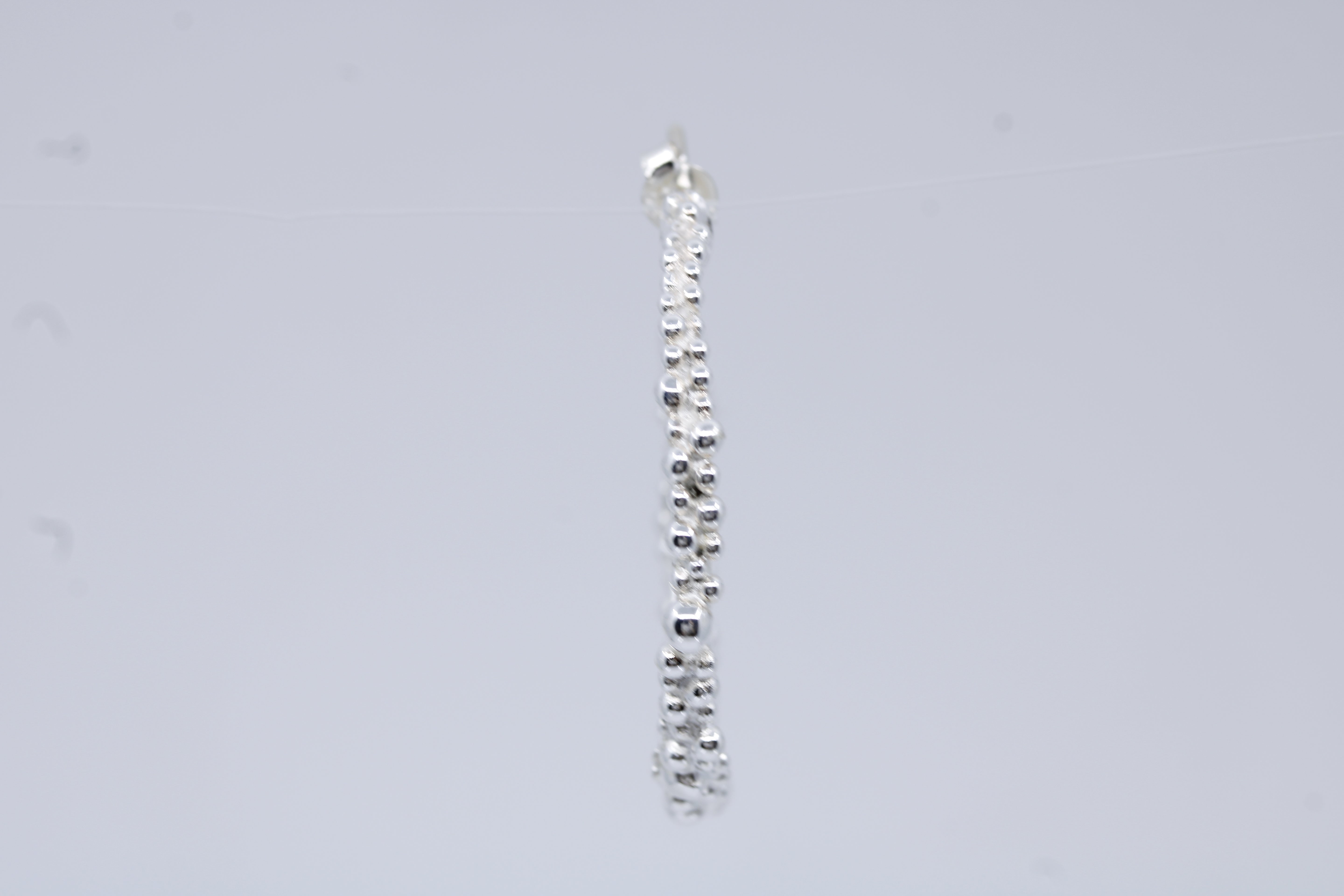 Caviar Hoop Earring