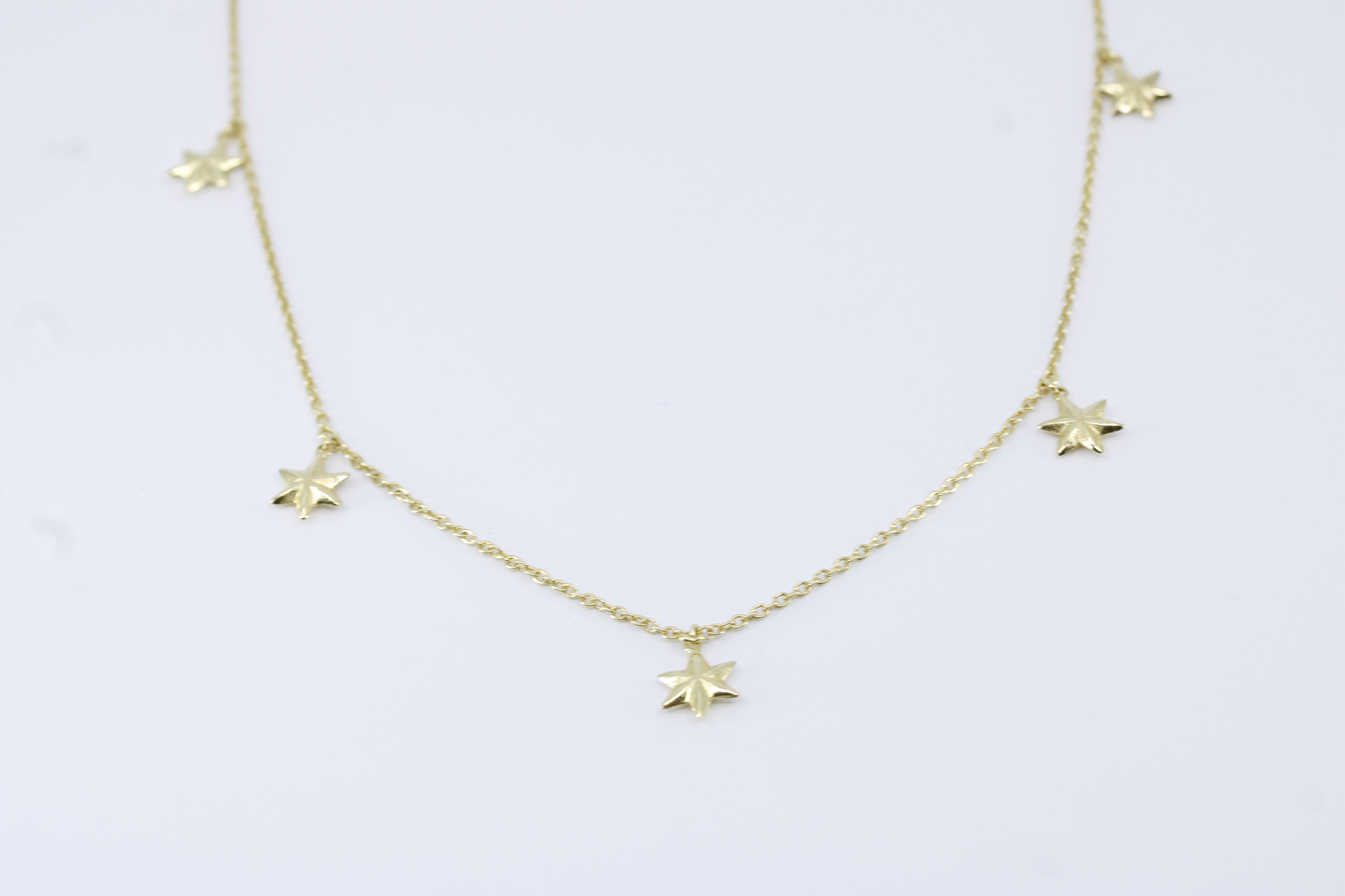 Linea 18K Gold Vermeil North Star Station Necklace