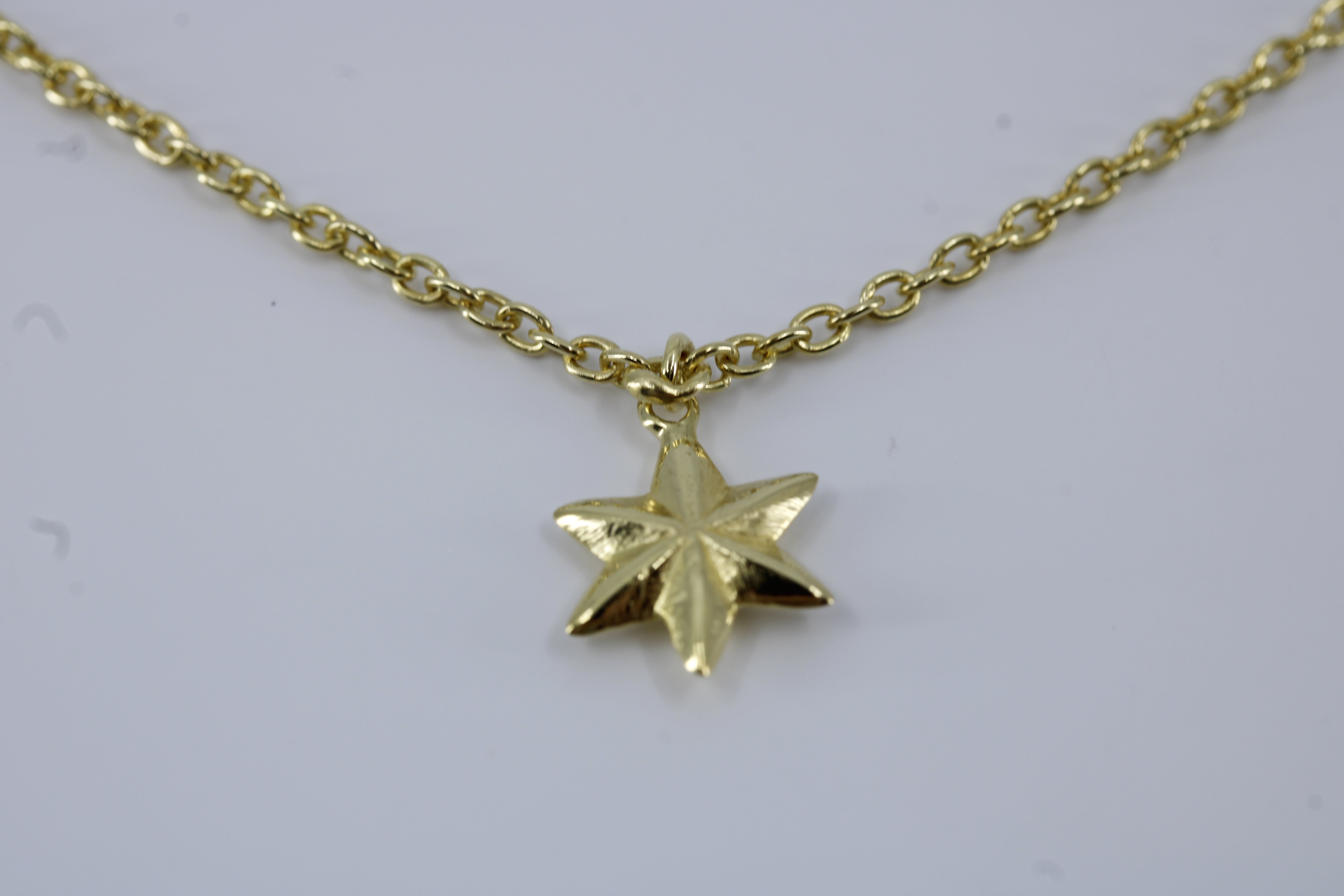 Linea 18K Gold Vermeil North Star Station Necklace