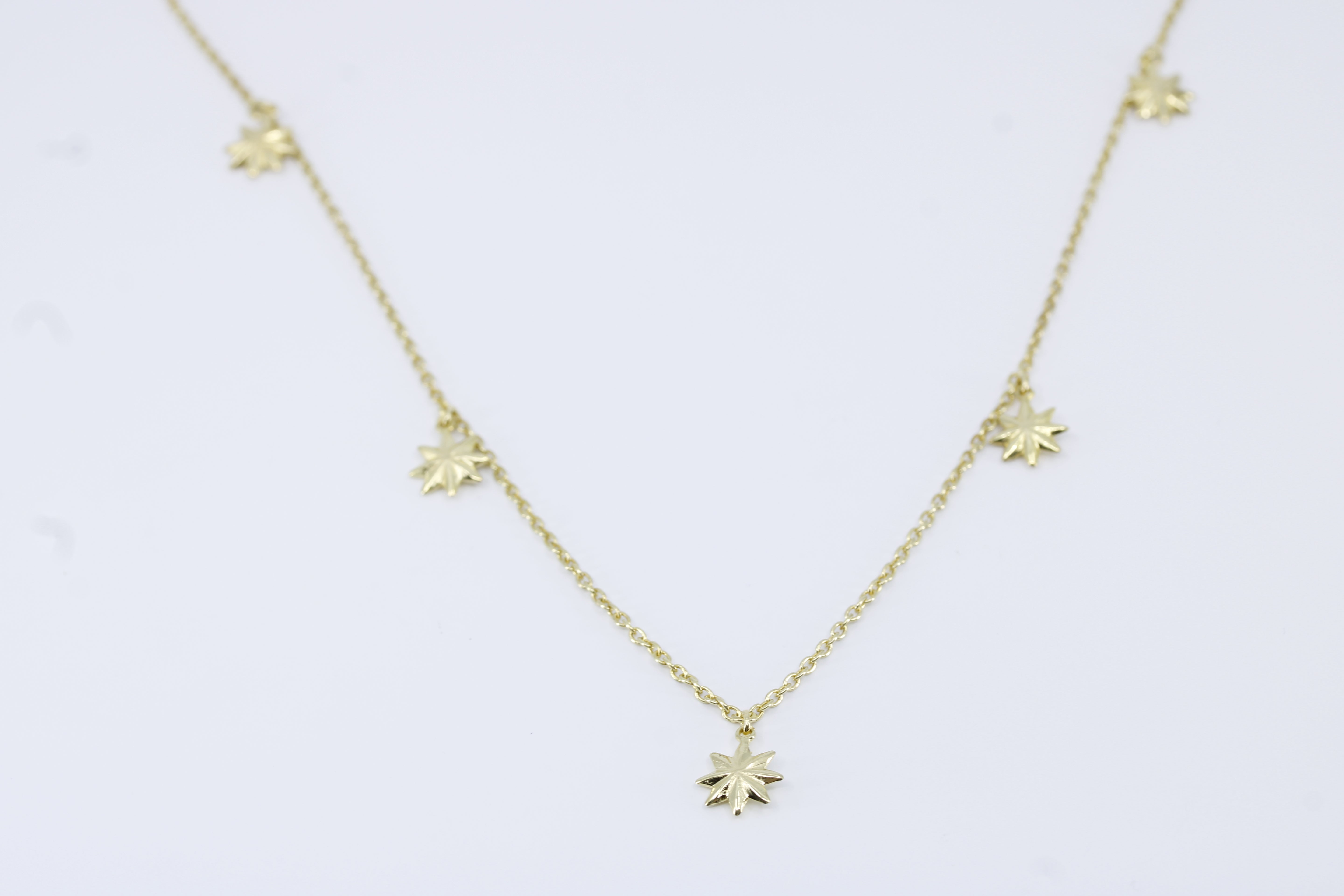 Linea 18K Gold Vermeil North Star Station Necklace