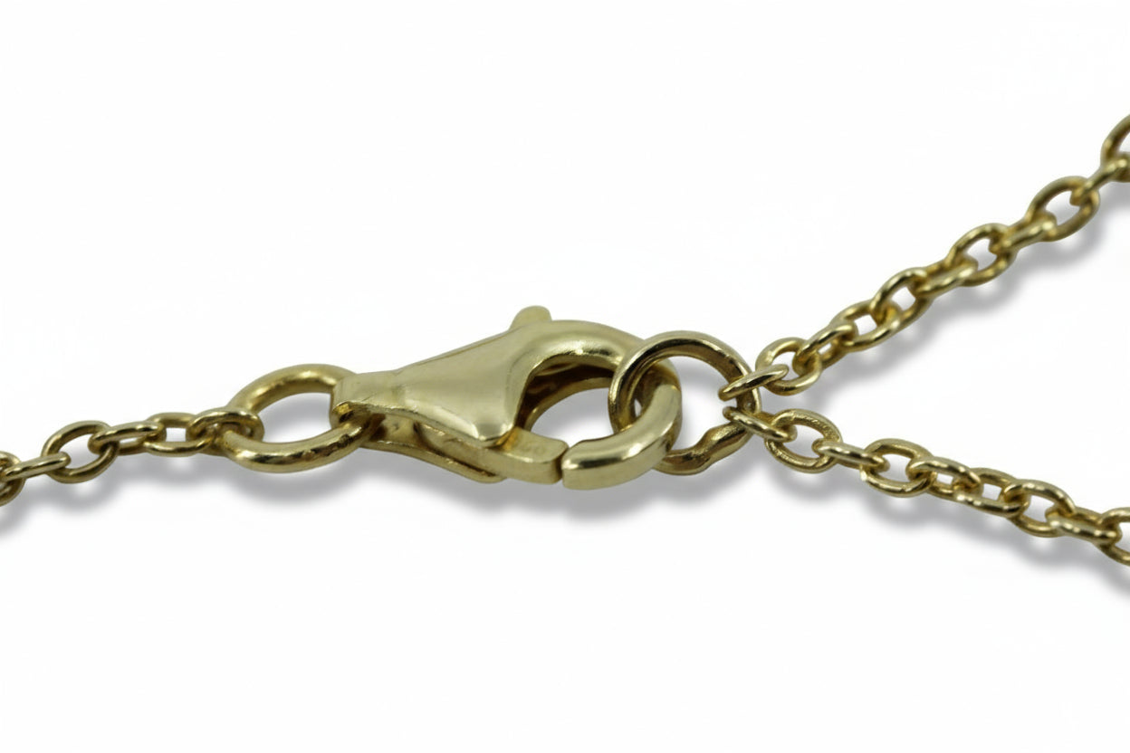 CELESTIA 18K Gold Vermeil Station Necklace