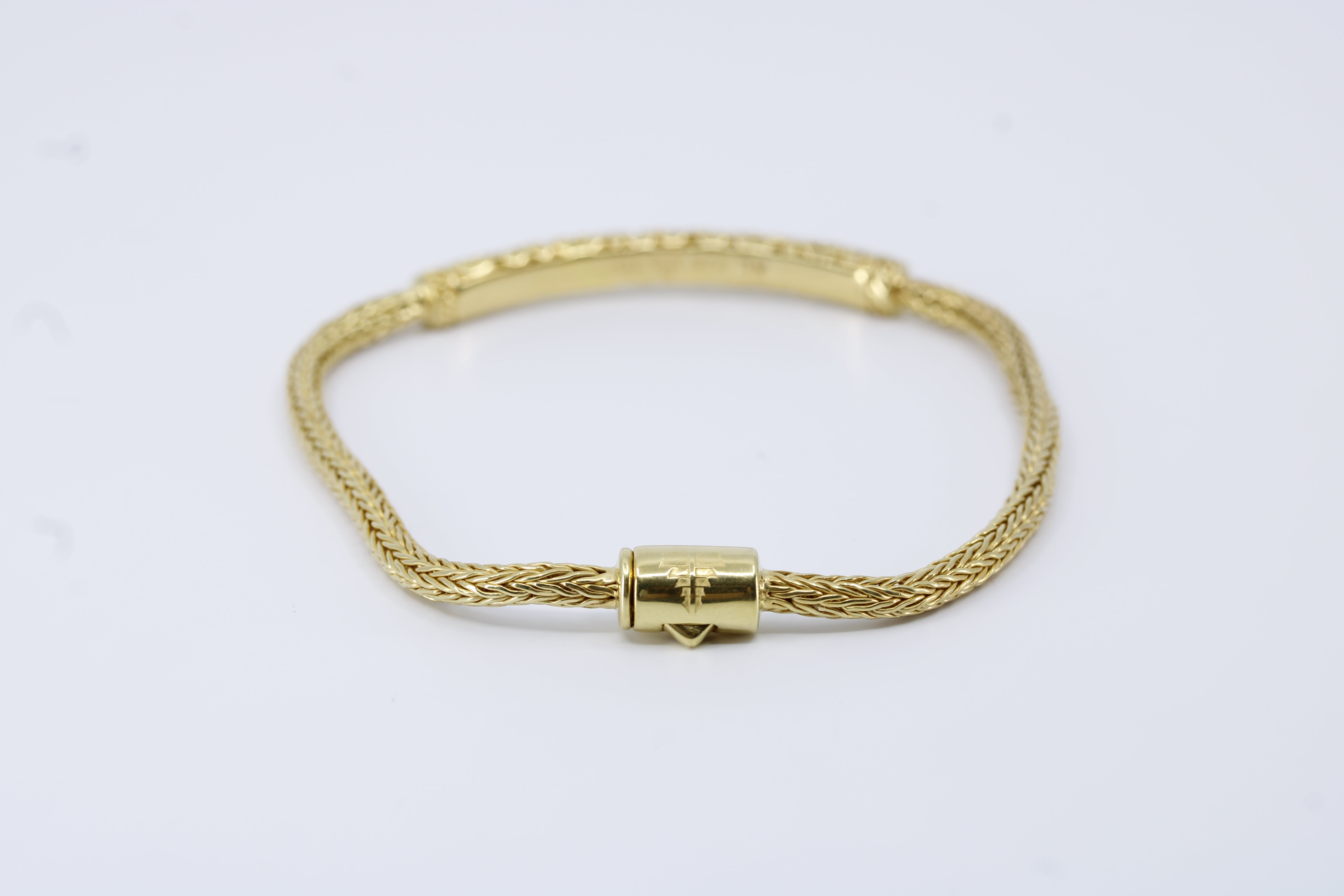 Casa Bali 18K Gold Vermeil Carved Station Bracelet