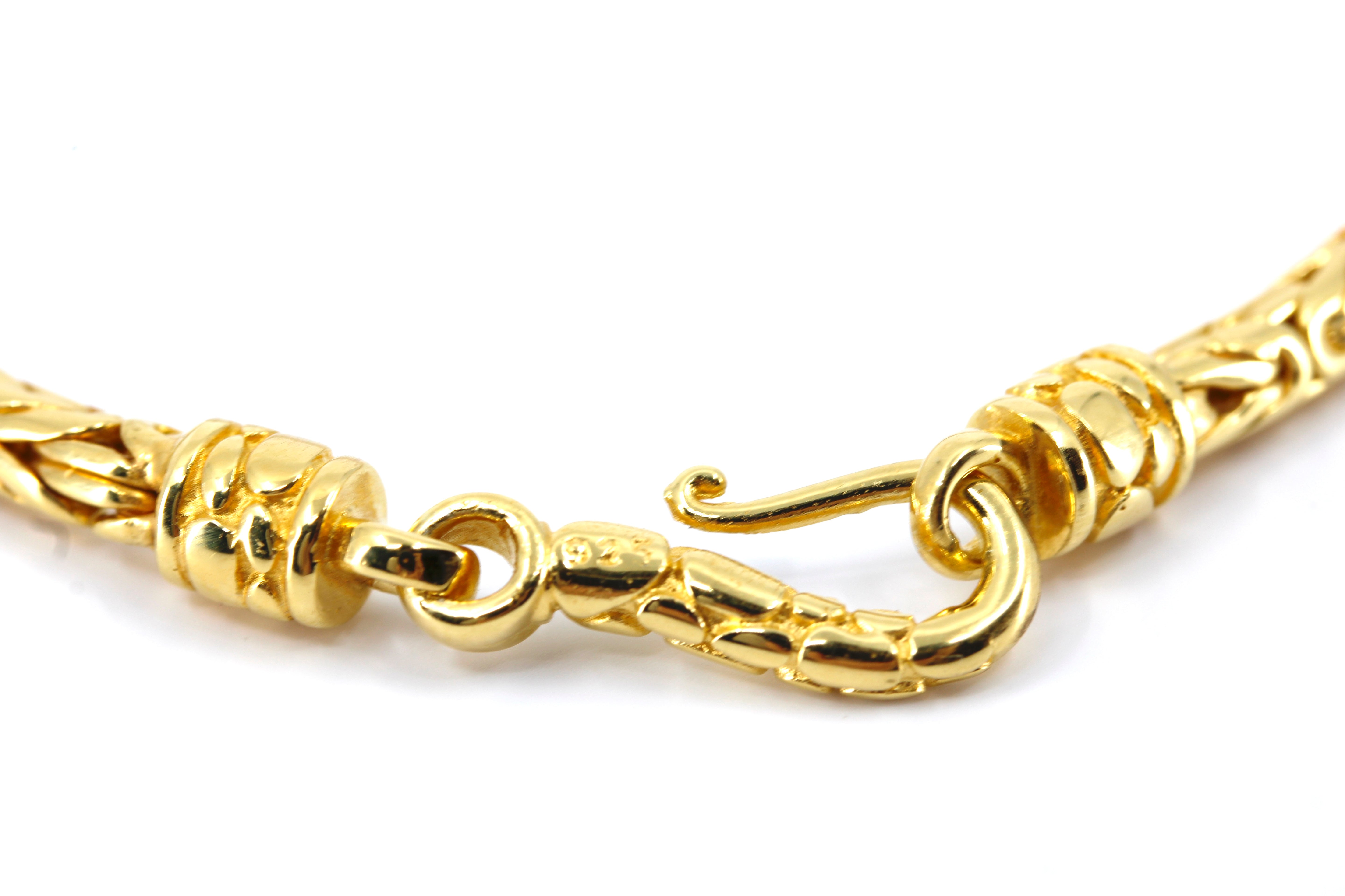 DALILA 18K Gold Vermeil Byzantine Chain Bracelet