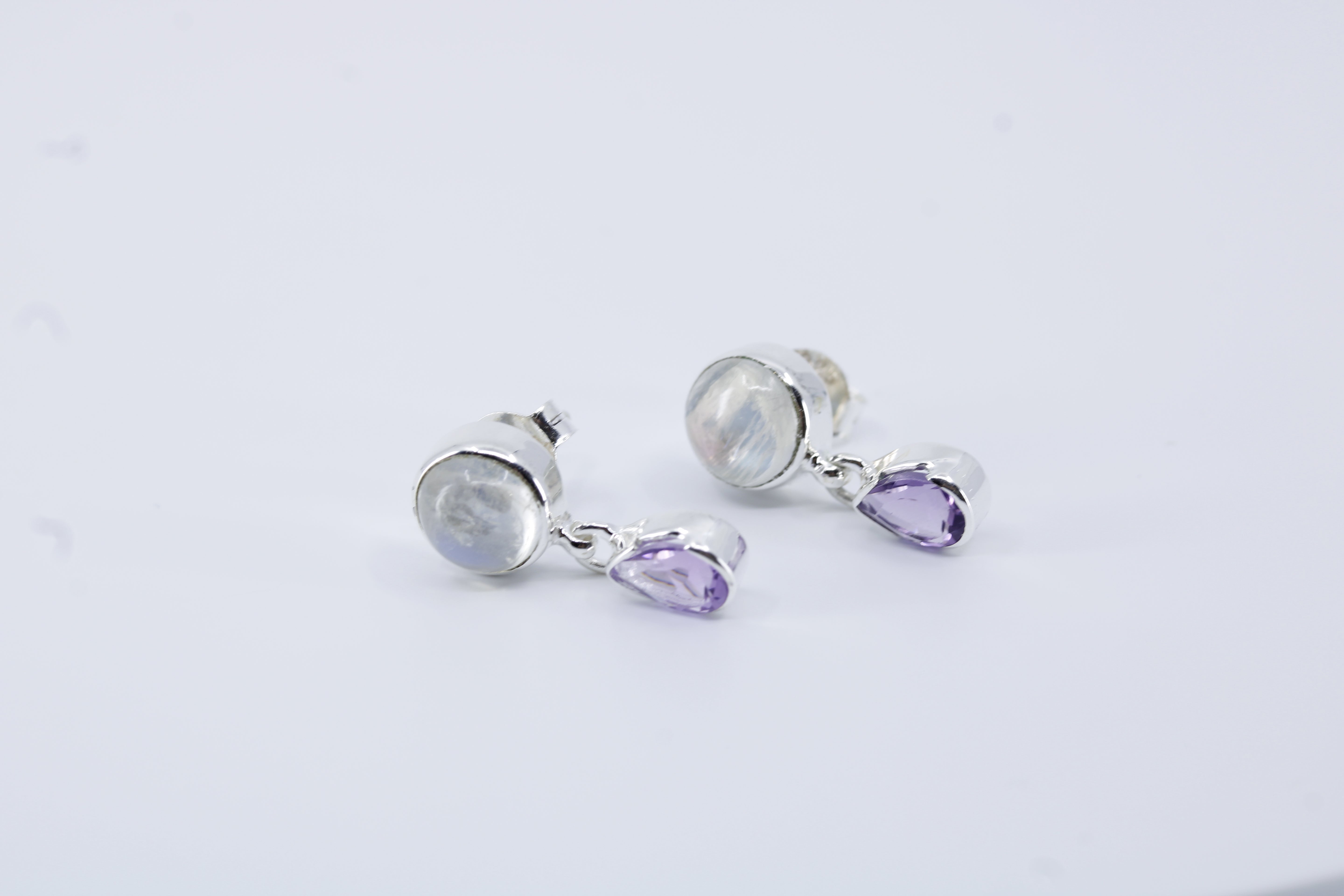 Casa Bali Amethyst Drop Earrings