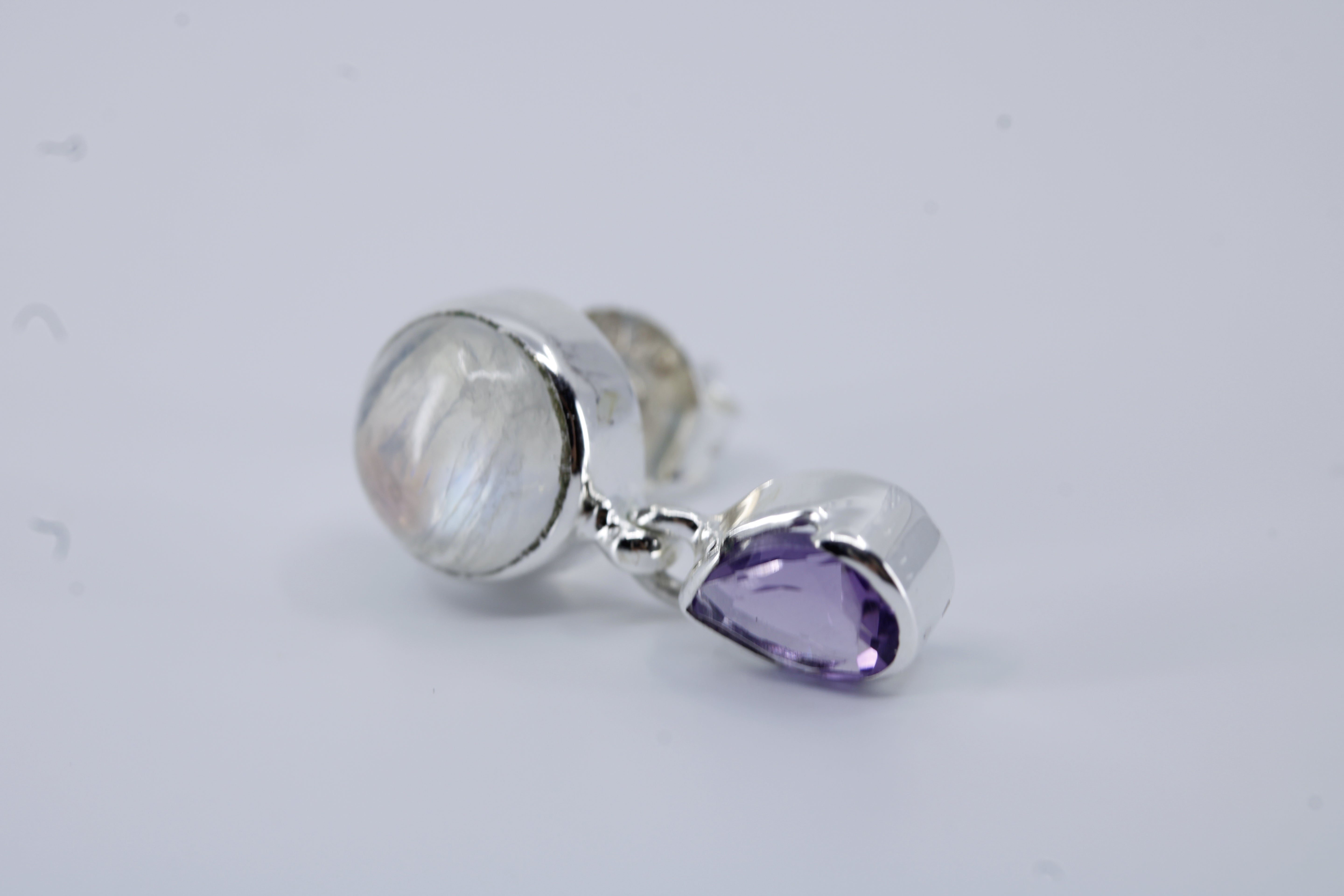 Casa Bali Amethyst Drop Earrings
