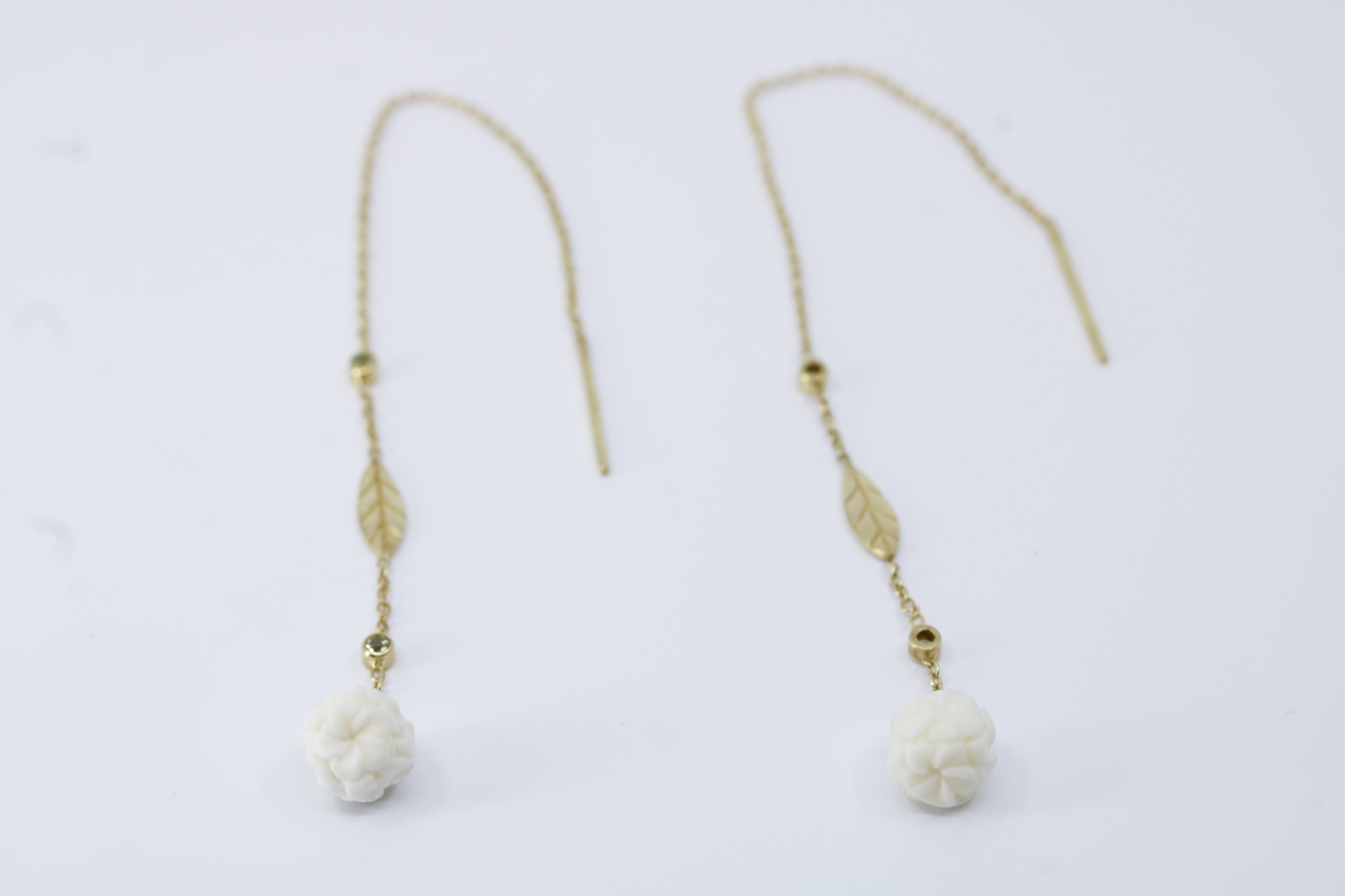 High Line Peridot Threader Earrings