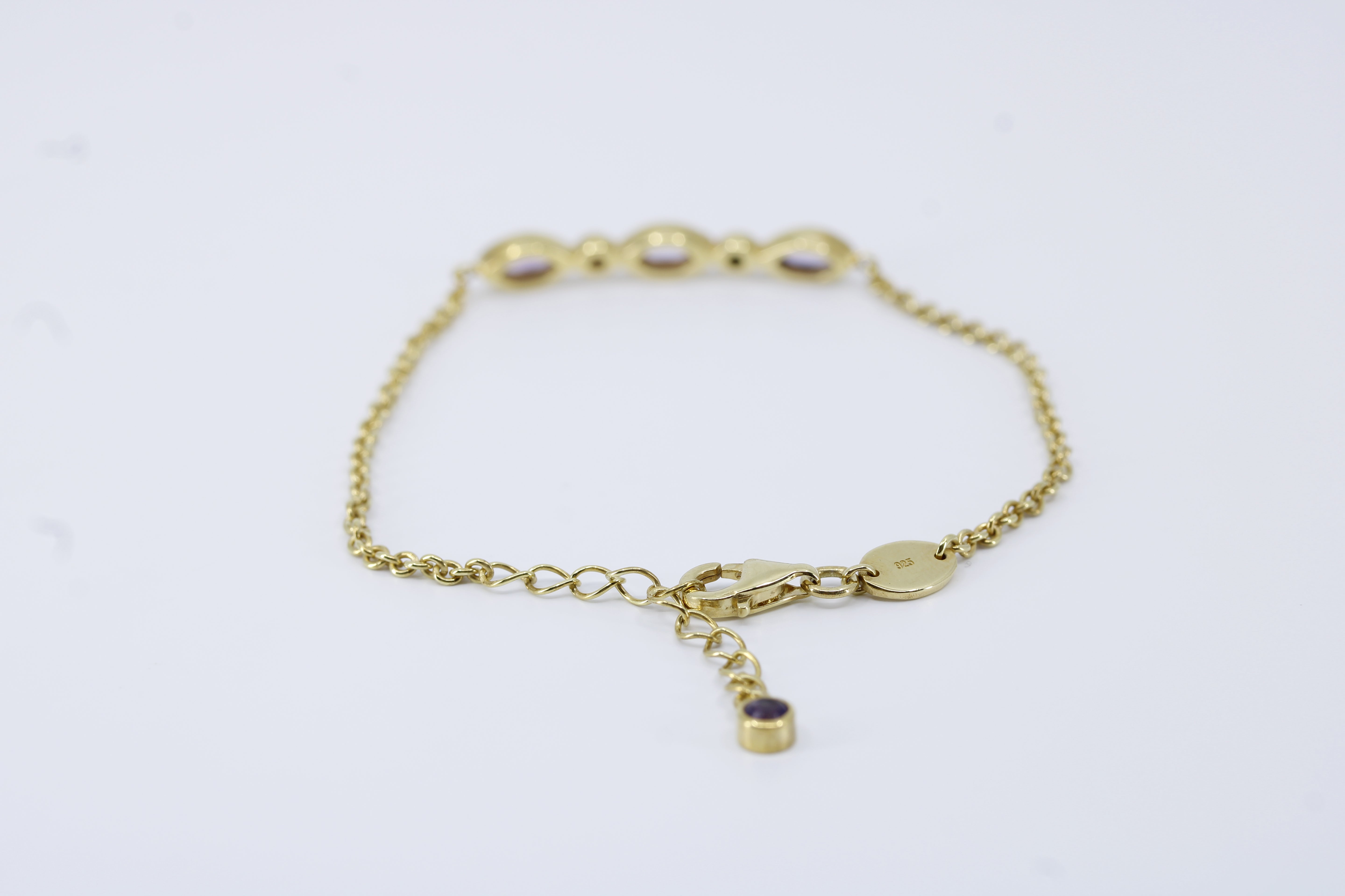 Il Gattopardo Station Bracelet with Amethyst
