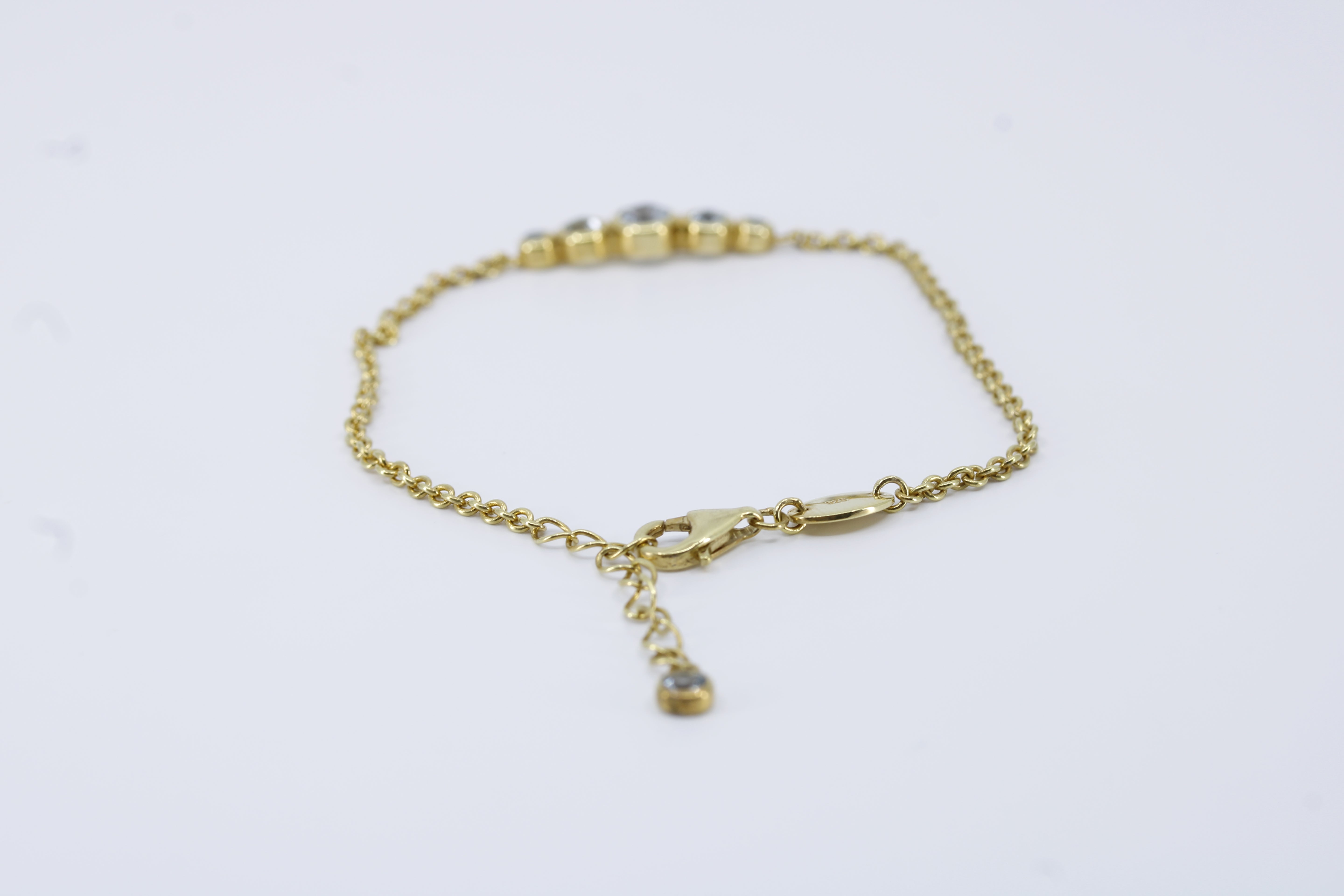 Il Gattopardo Station Bracelet with Blue Topaz