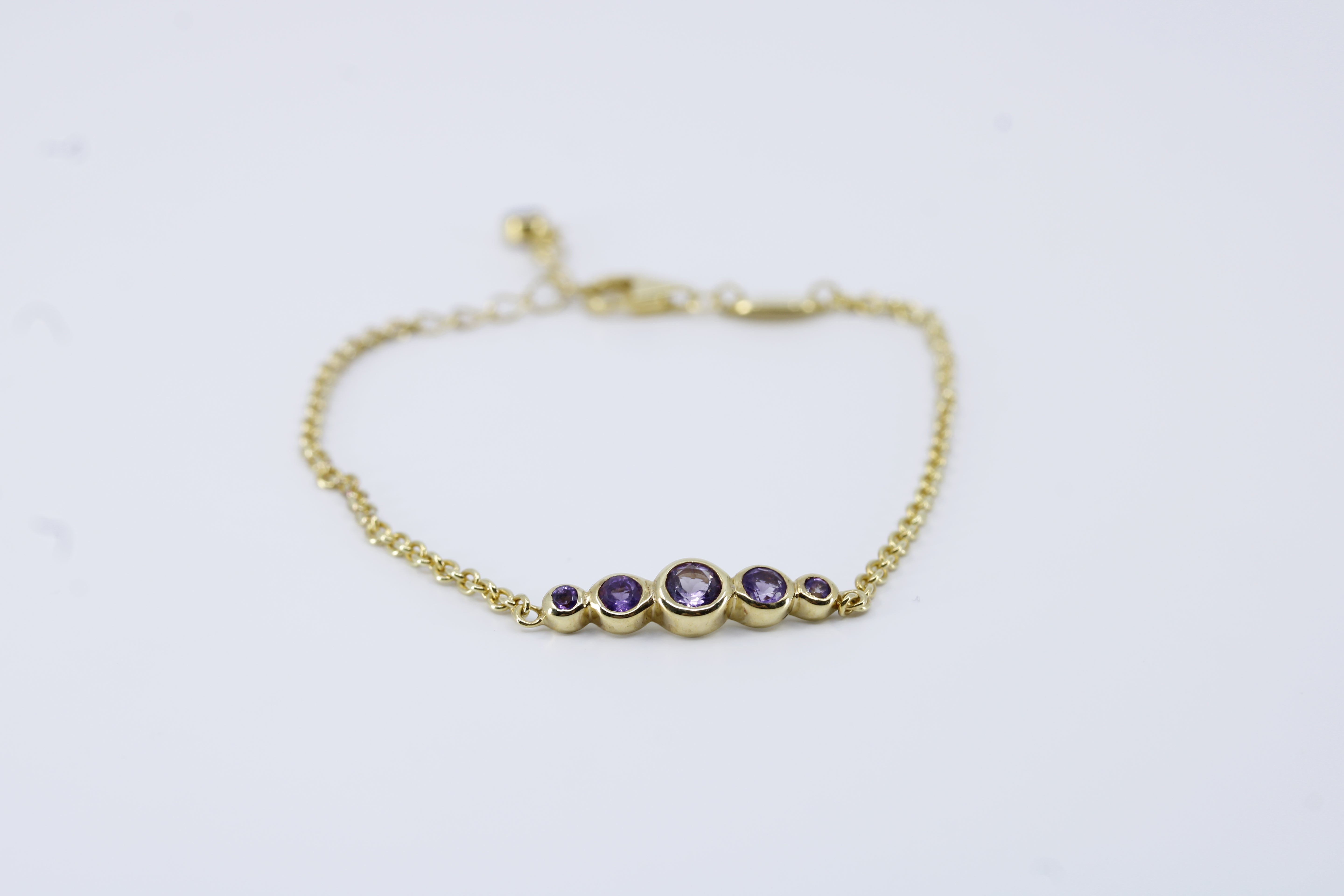 Il Gattopardo Station Bracelet with Amethyst