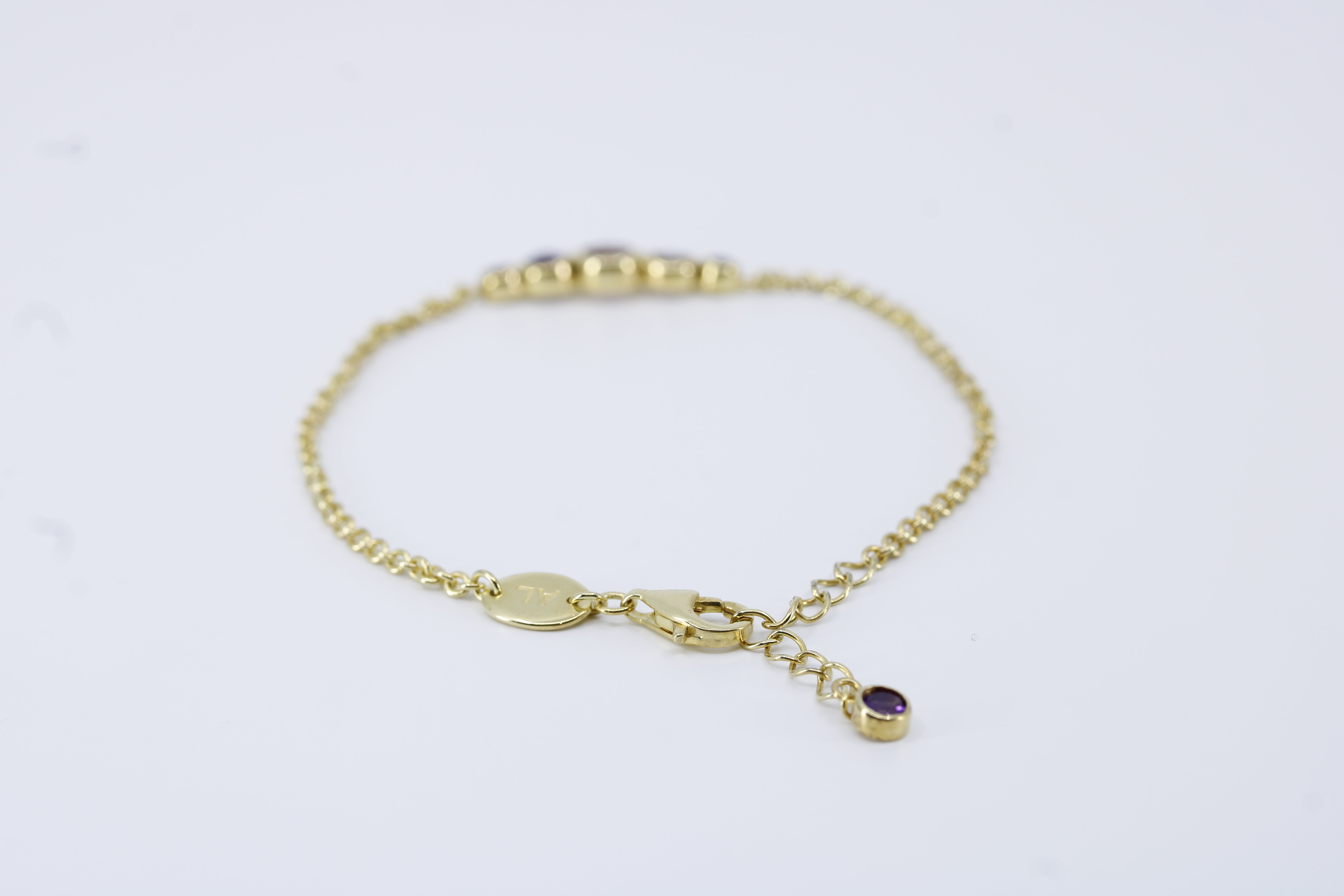 Il Gattopardo Station Bracelet with Amethyst