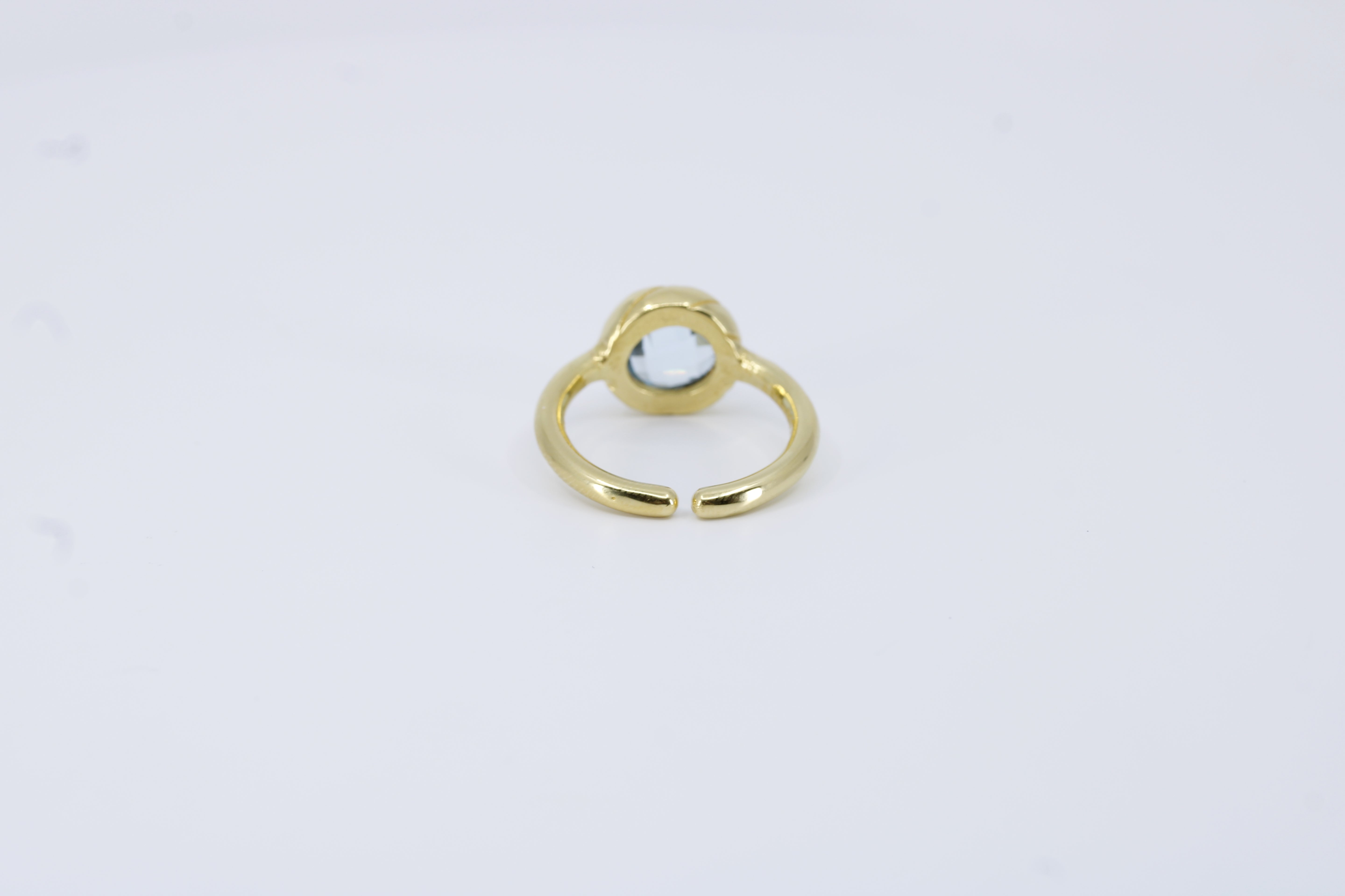 Il Gattopardo Domed Blue Topaz Ring