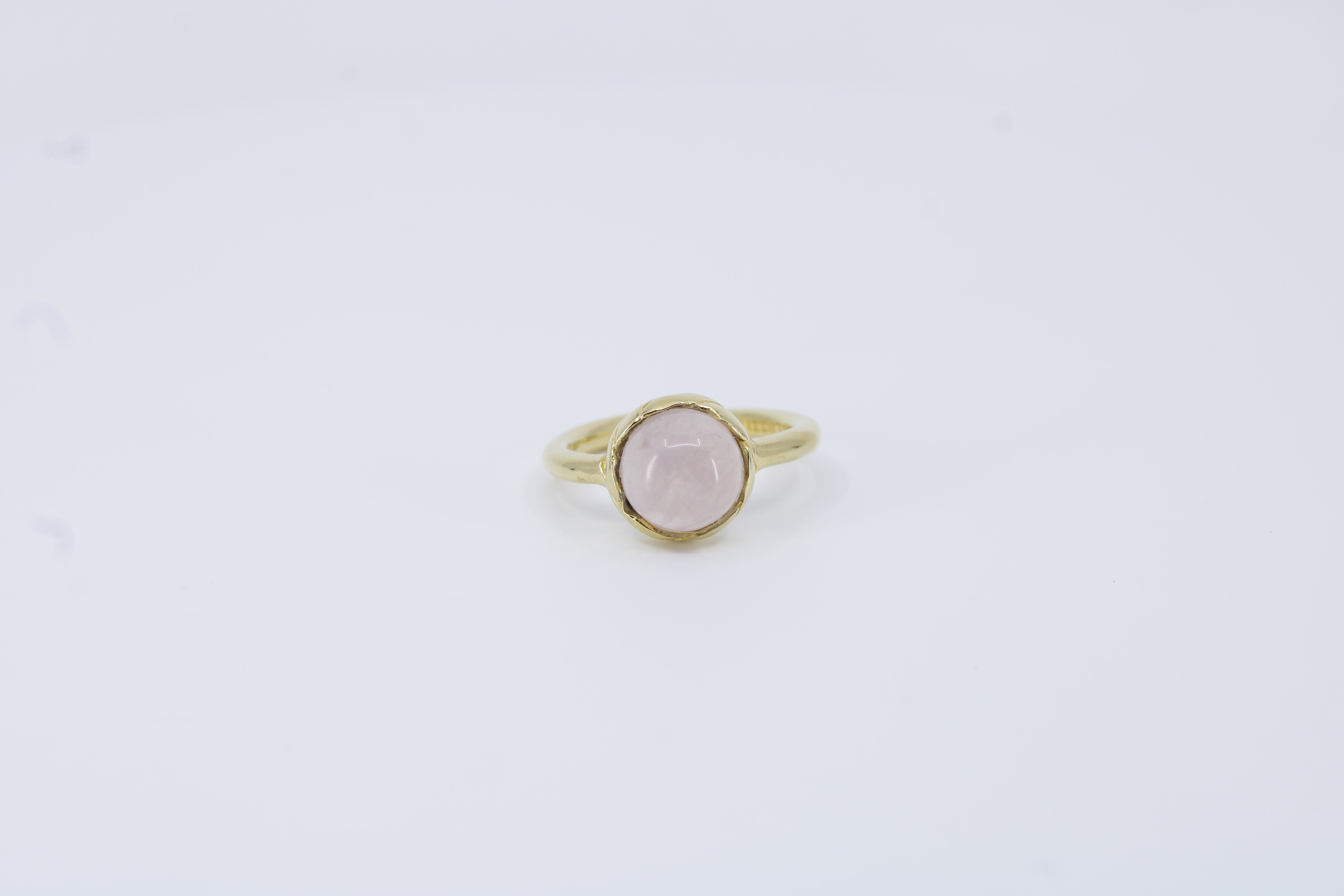 Il Gattopardo Domed Rose Quartz Ring