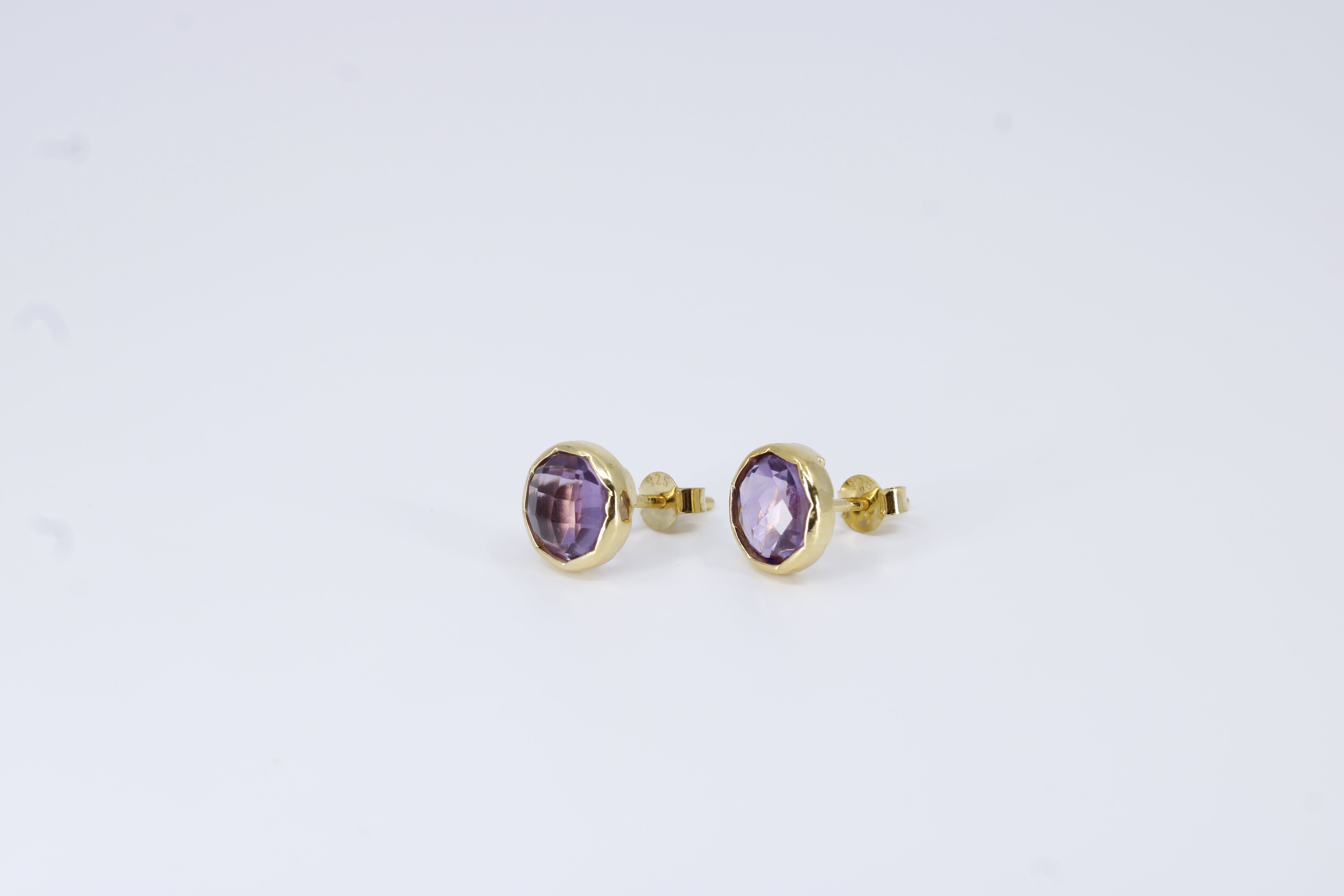 Il Gattopardo Amethyst Drop Earrings