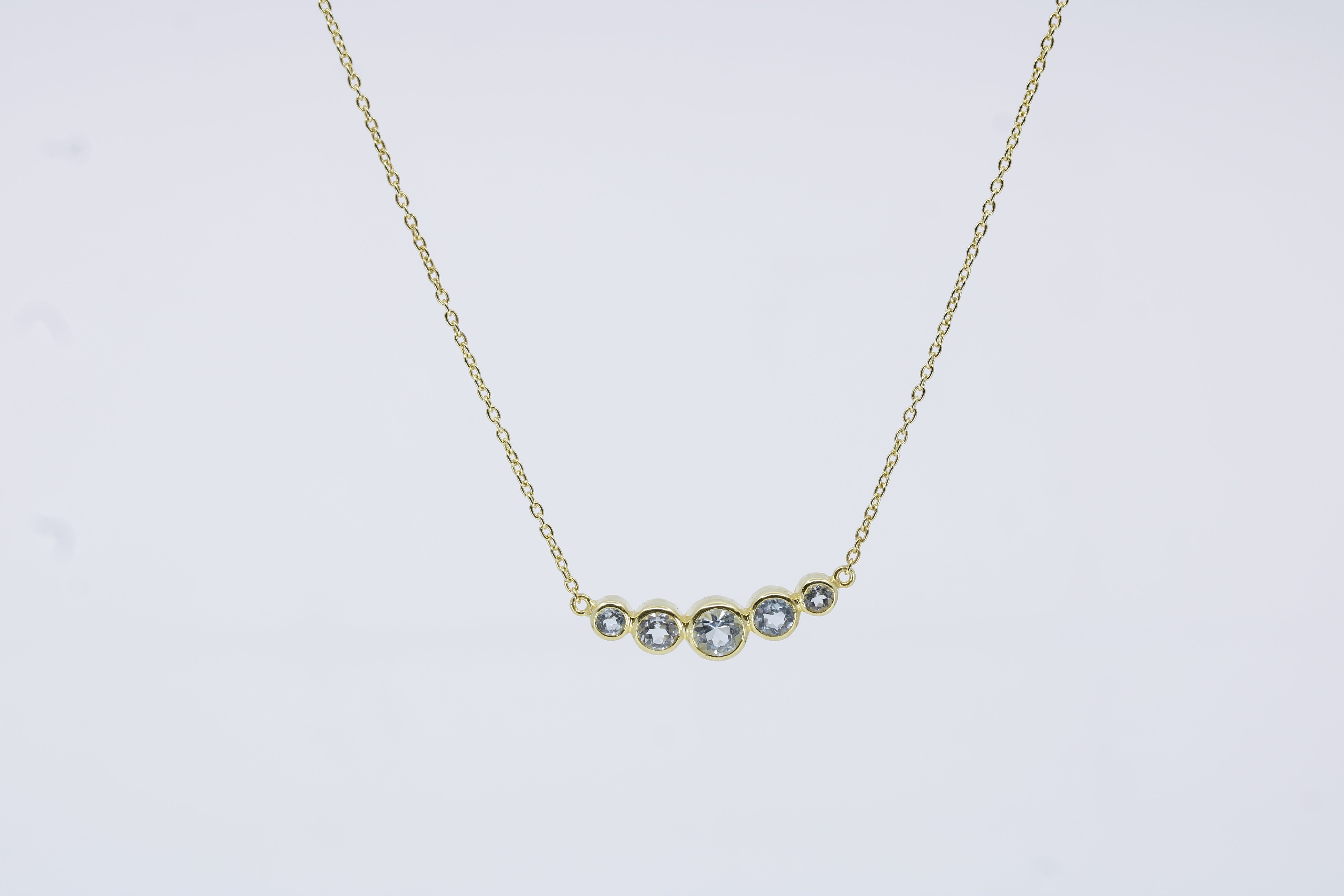Il Gattopardo Classic Station Necklace with Blue Topaz