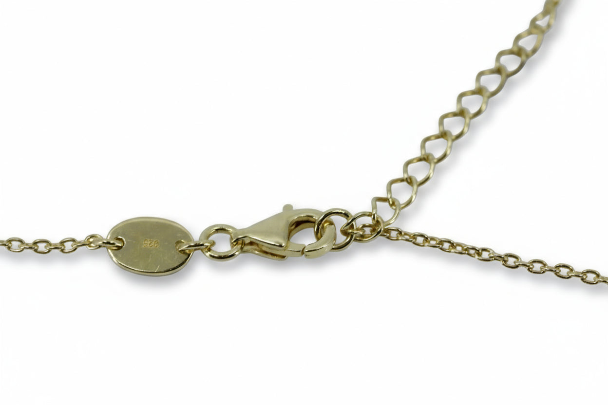 VENERE Classic Station Necklace with Blue Topaz