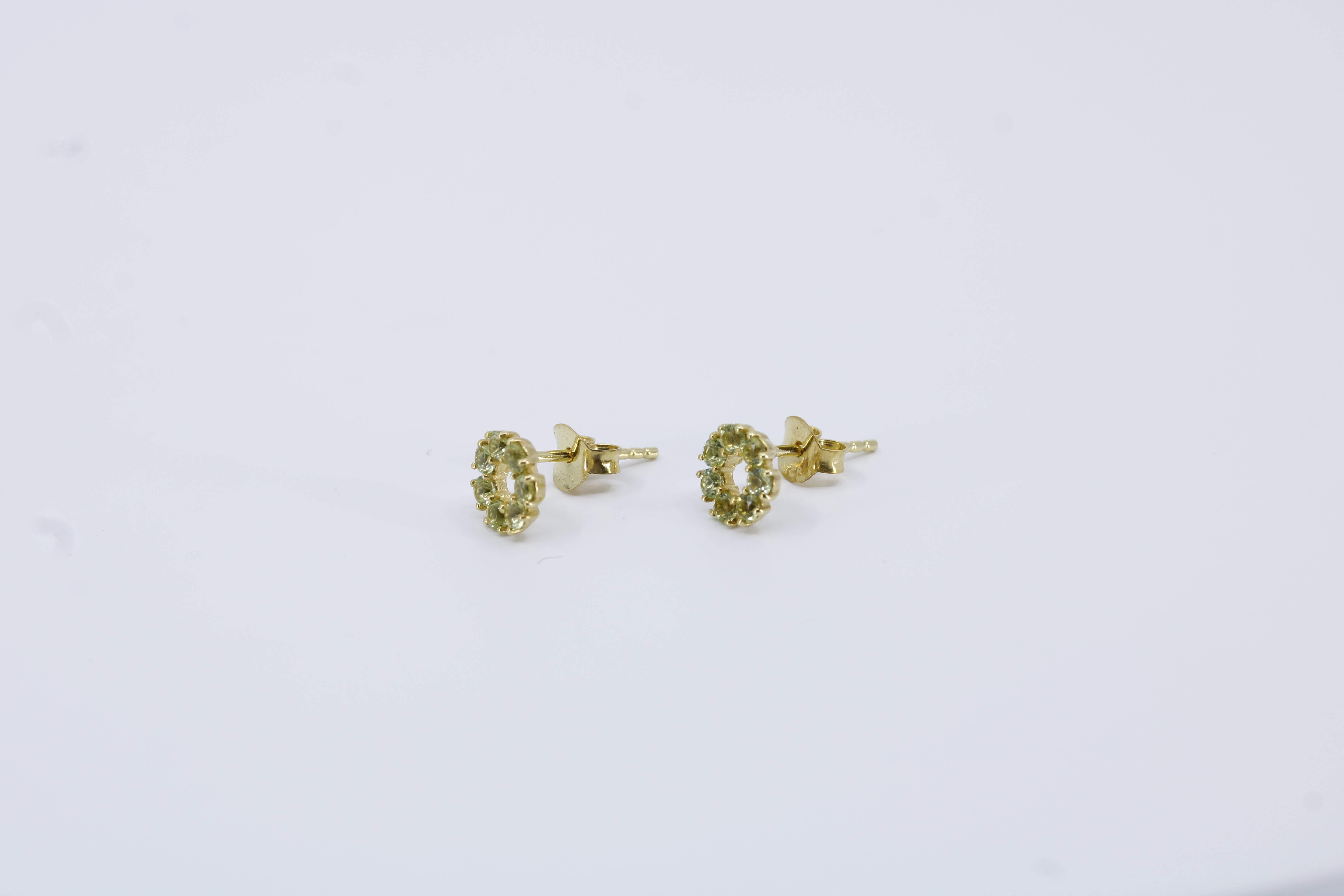 Salina 18K Gold Vermeil Earrings with Peridot