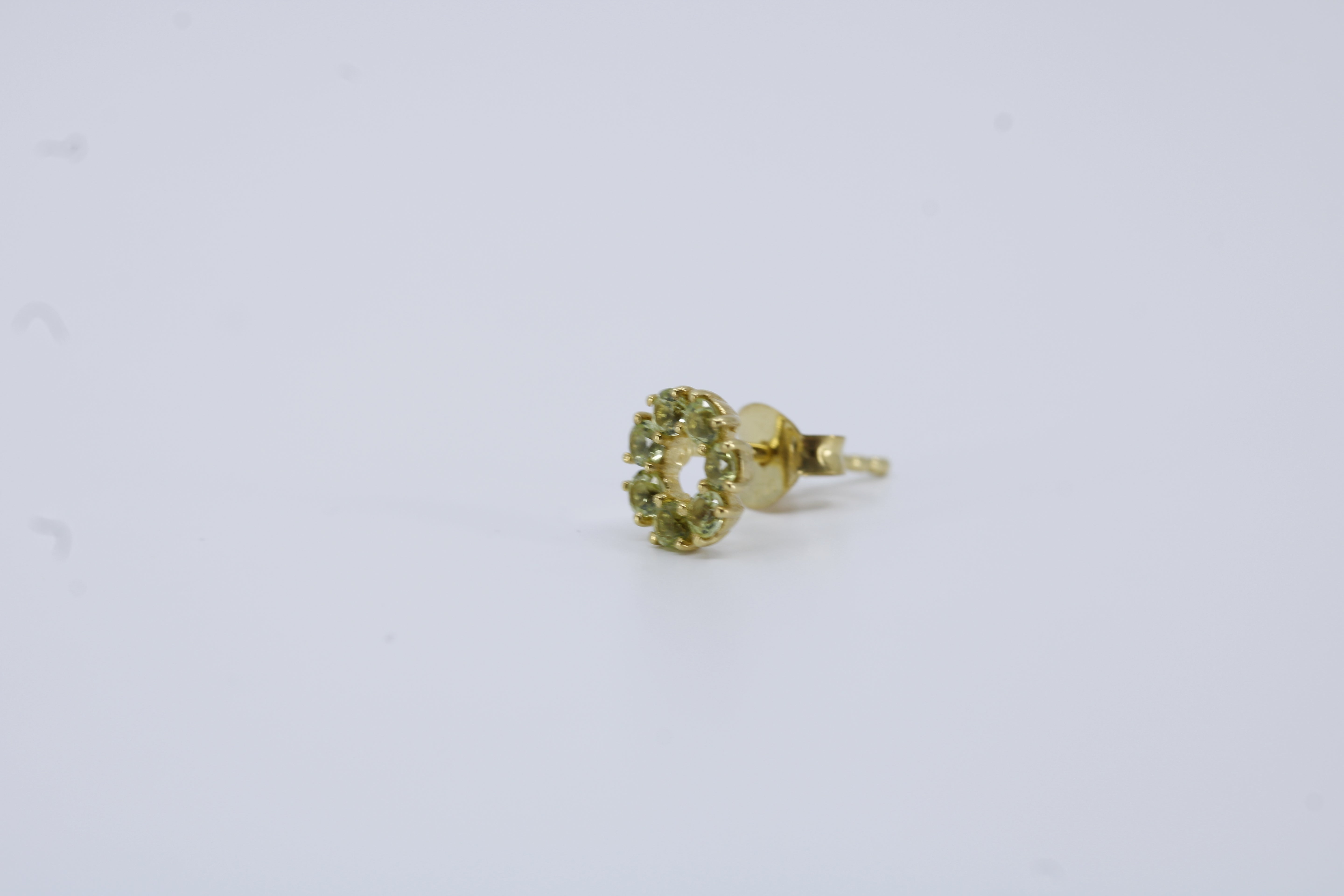 Salina 18K Gold Vermeil Earrings with Peridot