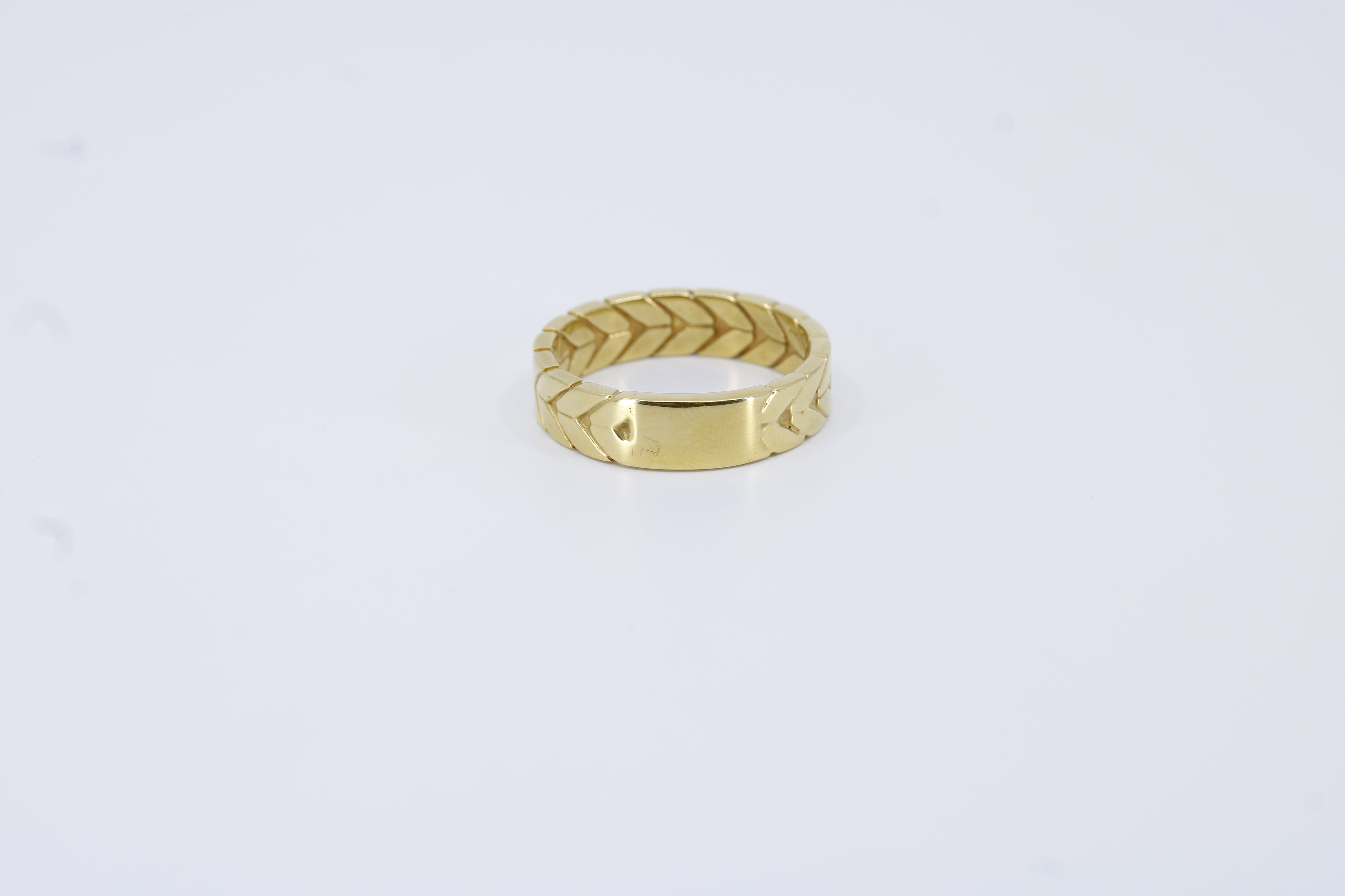 Casa Bali 18K Gold Vermeil Chevron Ring
