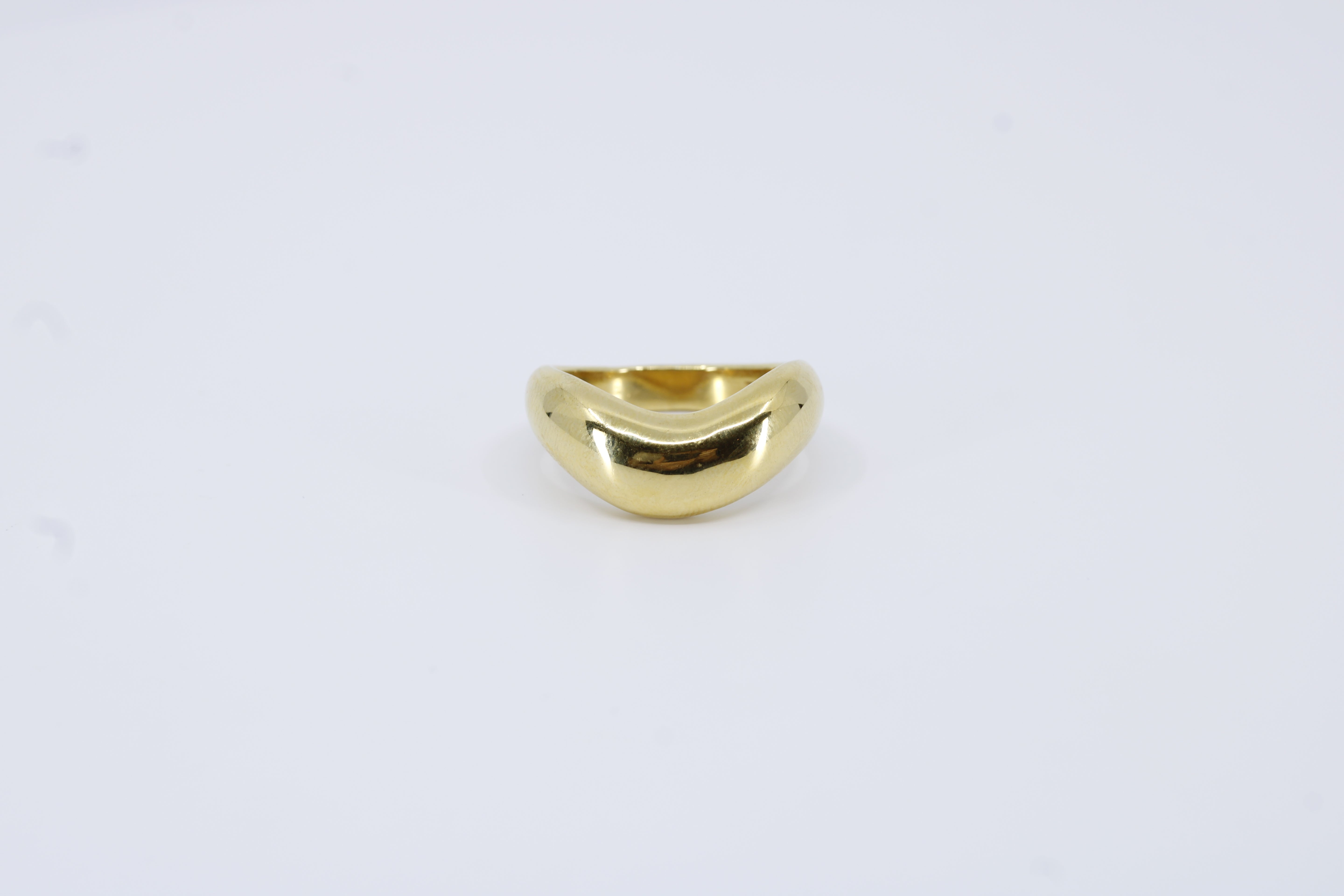 Linea 18K Gold Vermeil Wave Dome Ring