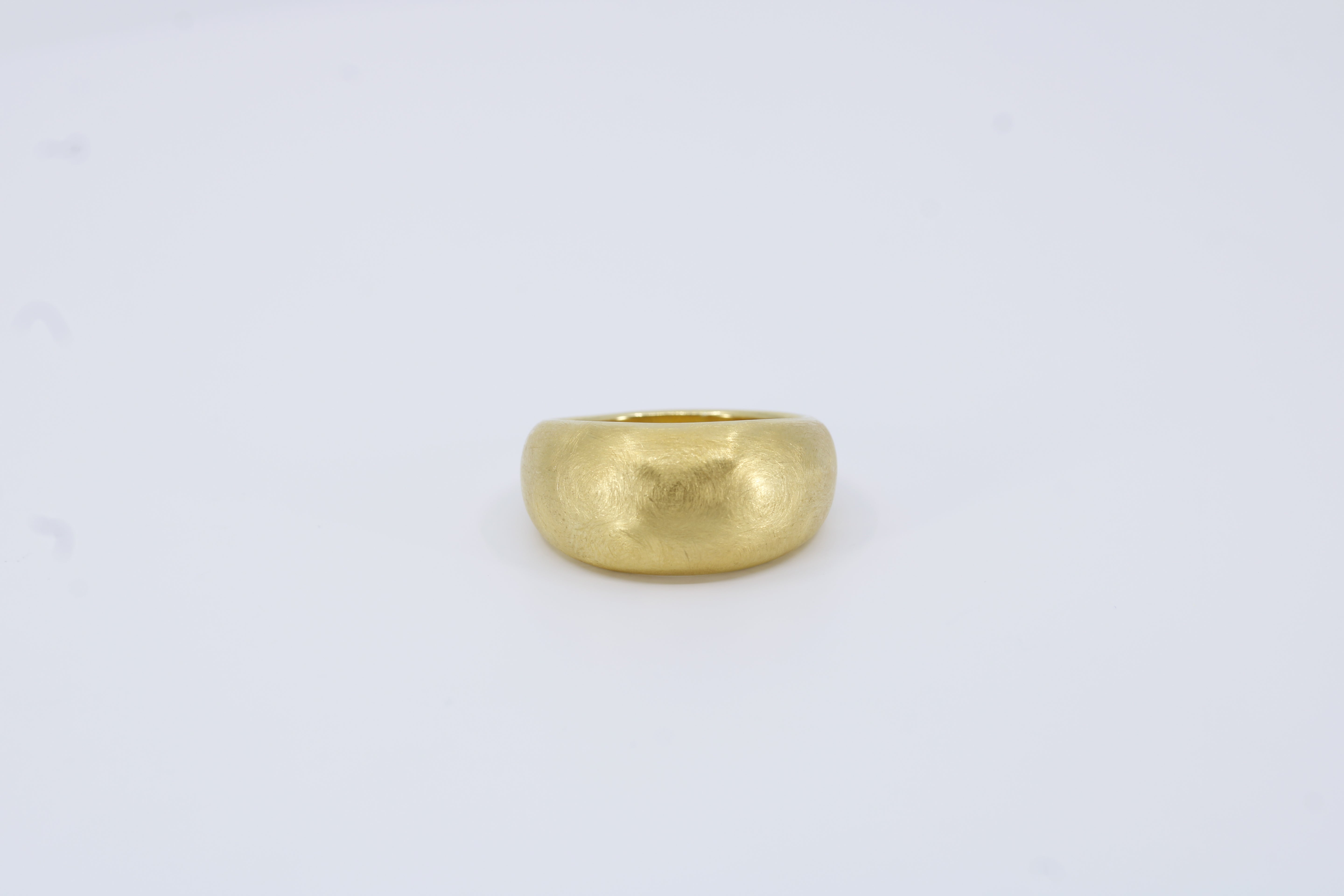 Linea 18K Gold Vermeil Molten Dome Band Ring