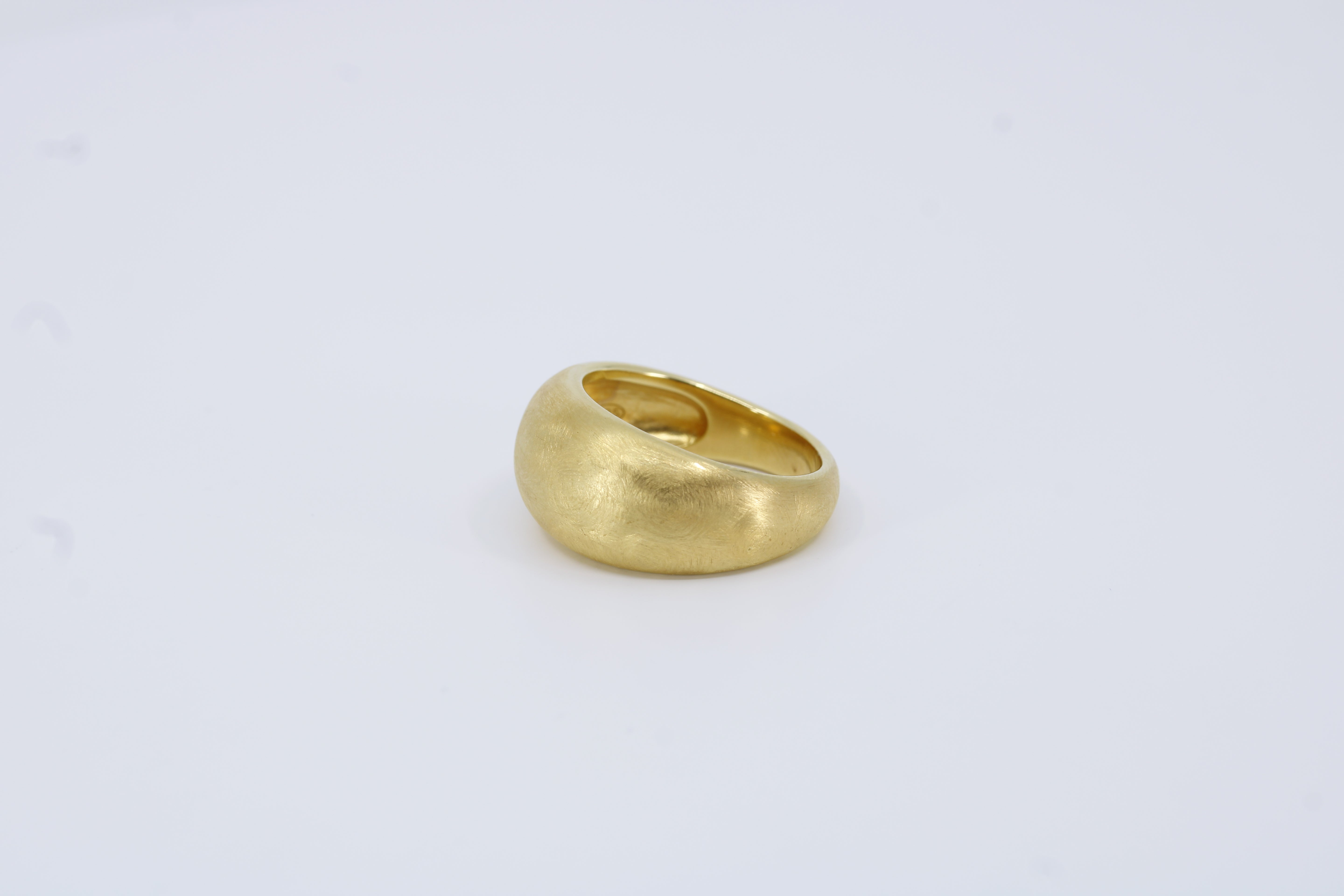 Linea 18K Gold Vermeil Molten Dome Band Ring