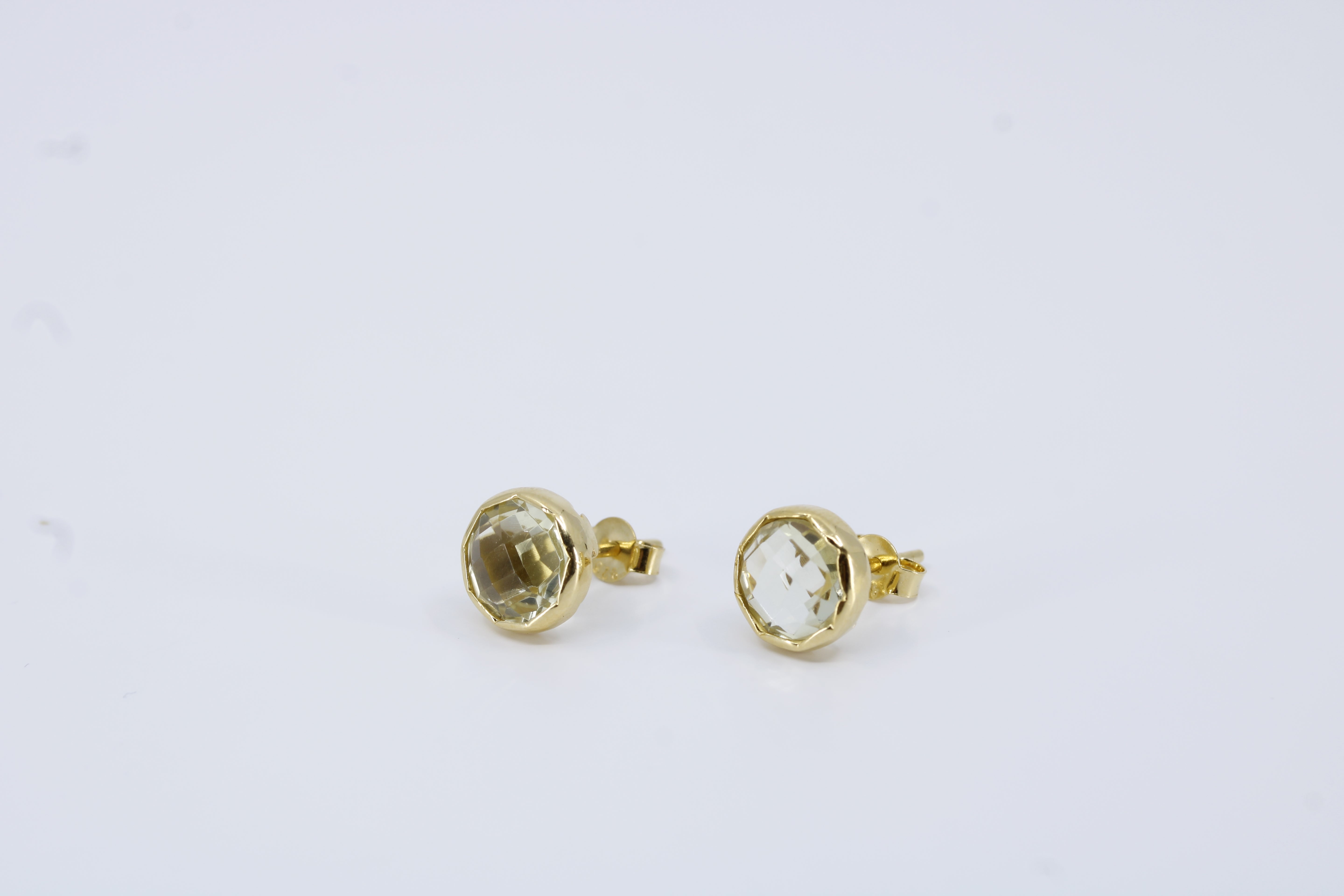 Il Gattopardo Lemon Quartz Drop Earrings