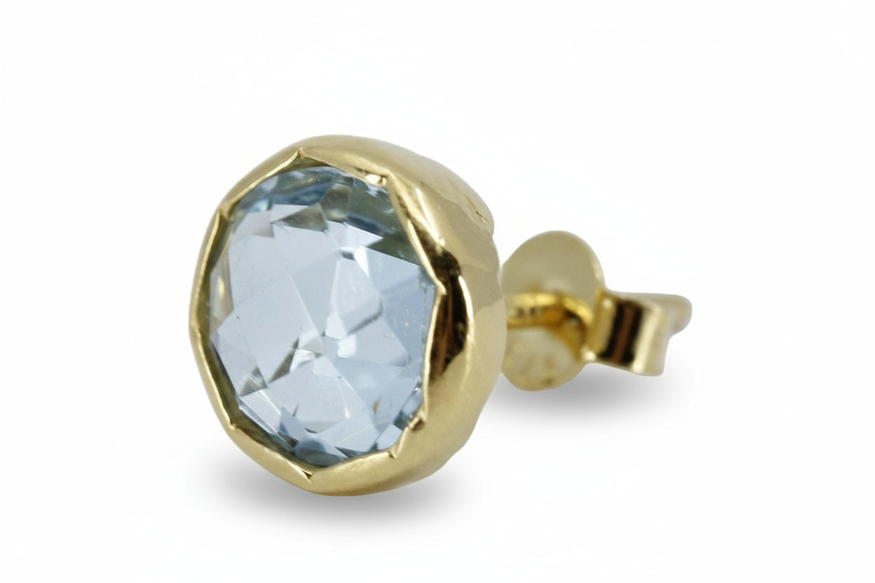 AURORA Blue Topaz Drop Earrings