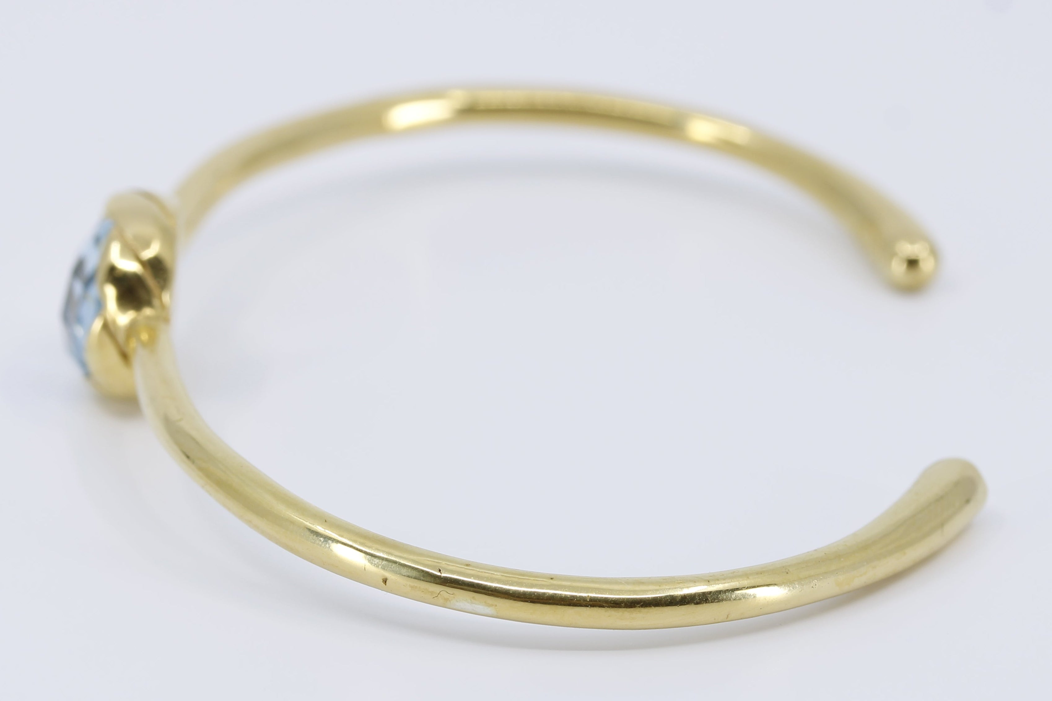 AURORA Blue Topaz Cuff Bracelet