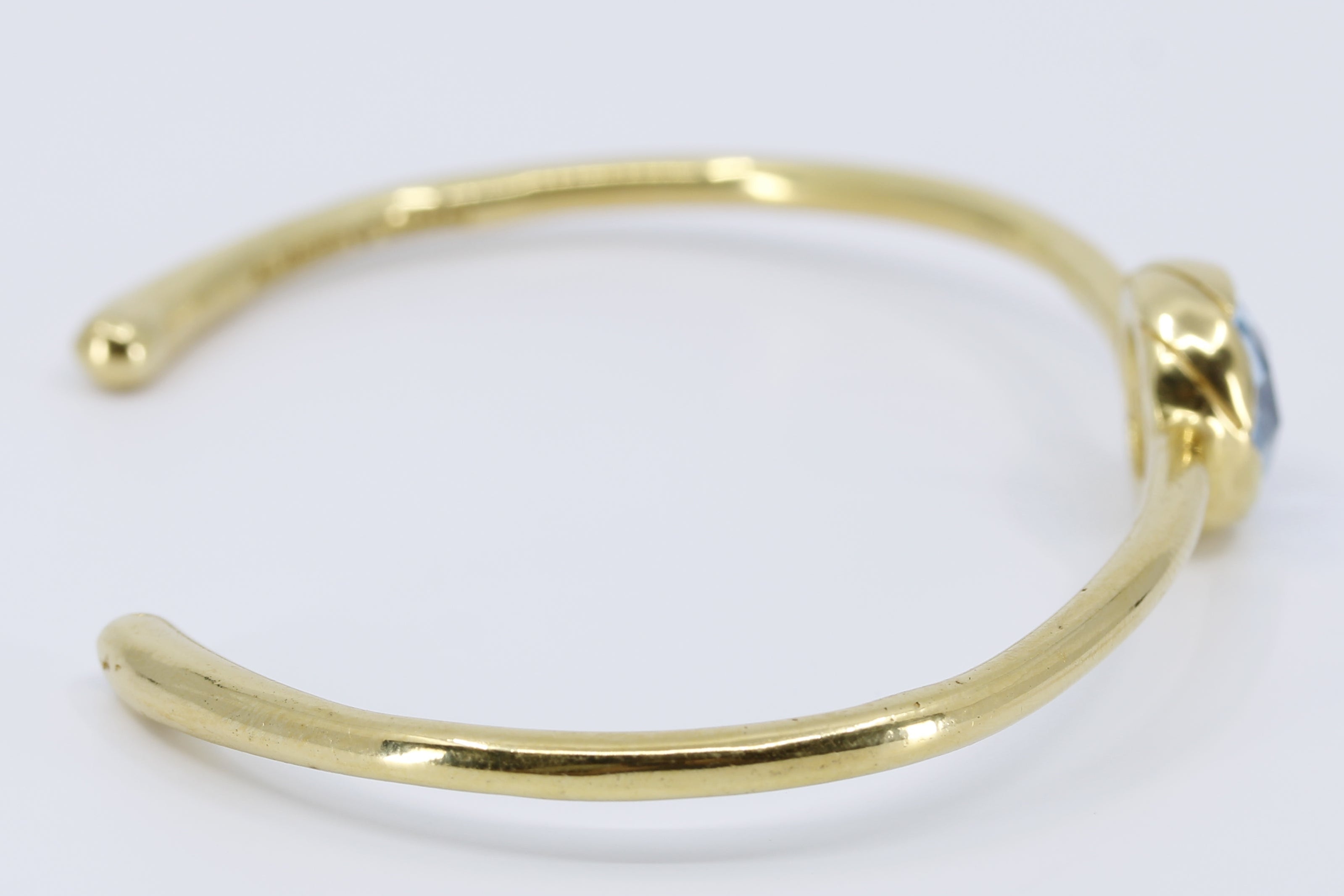 AURORA Blue Topaz Cuff Bracelet