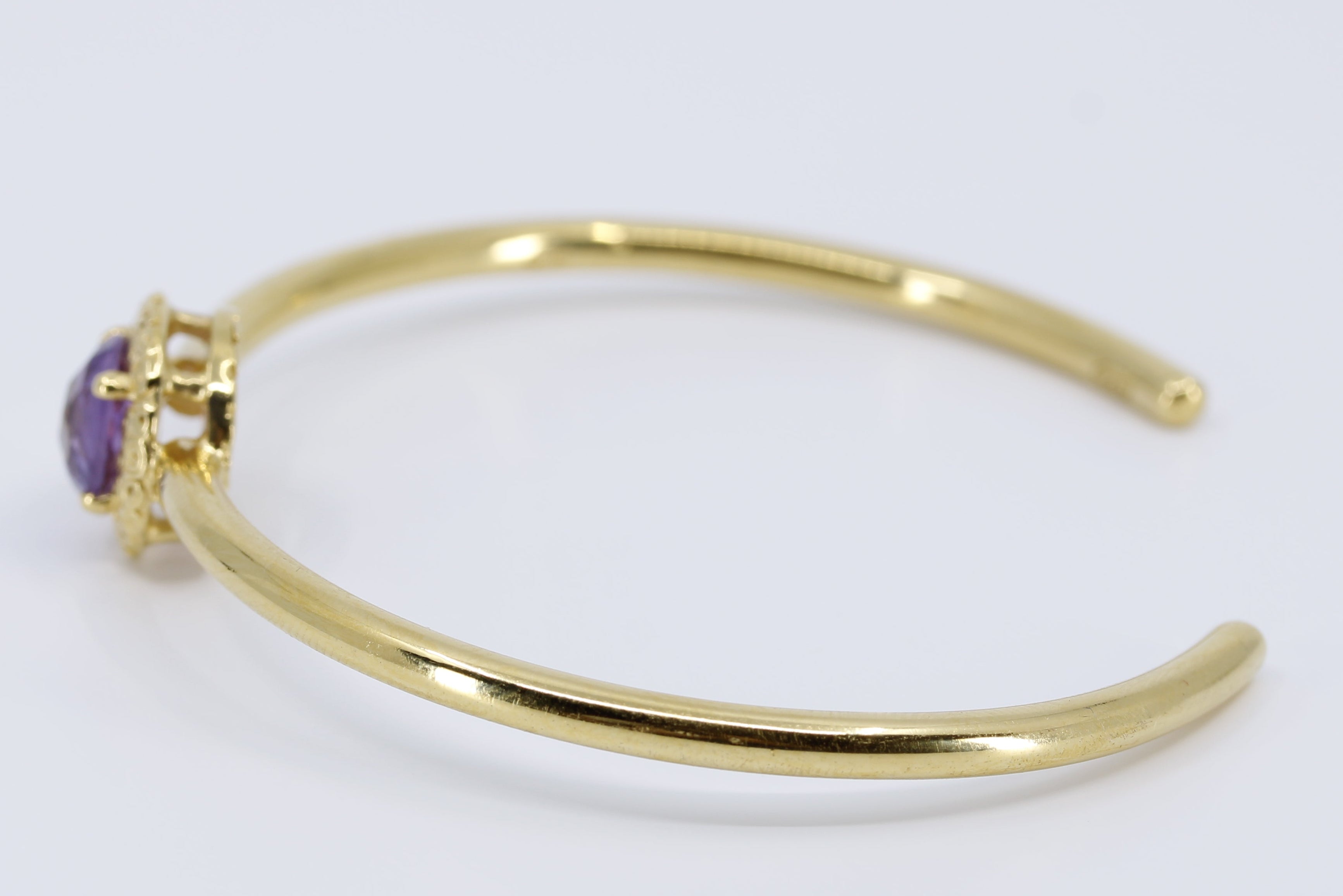 AURORA Amethyst Cuff Bracelet