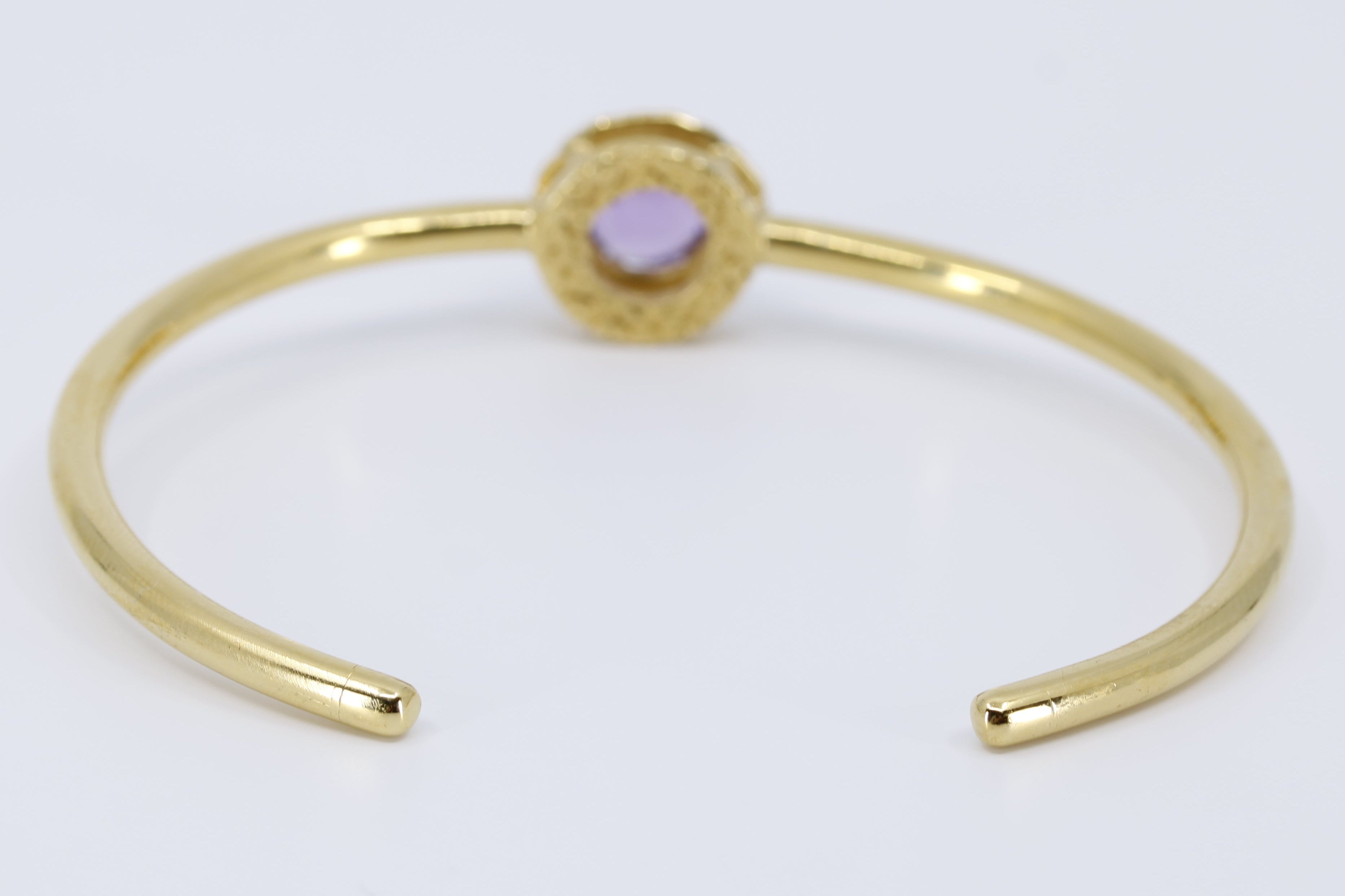 AURORA Amethyst Cuff Bracelet