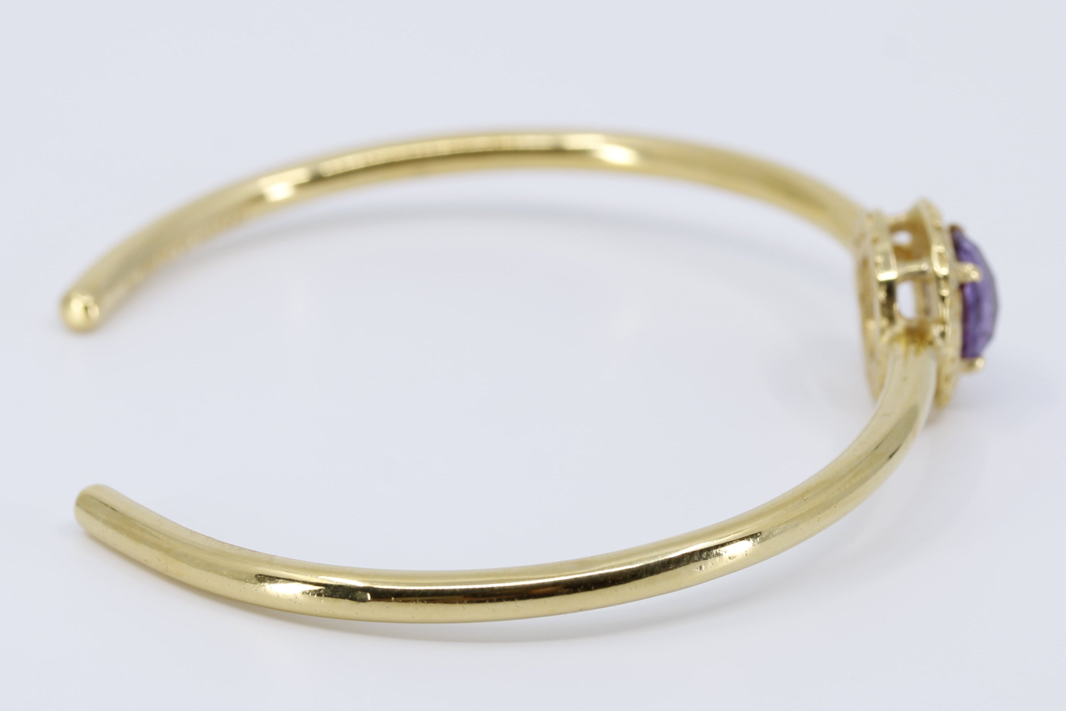 AURORA Amethyst Cuff Bracelet