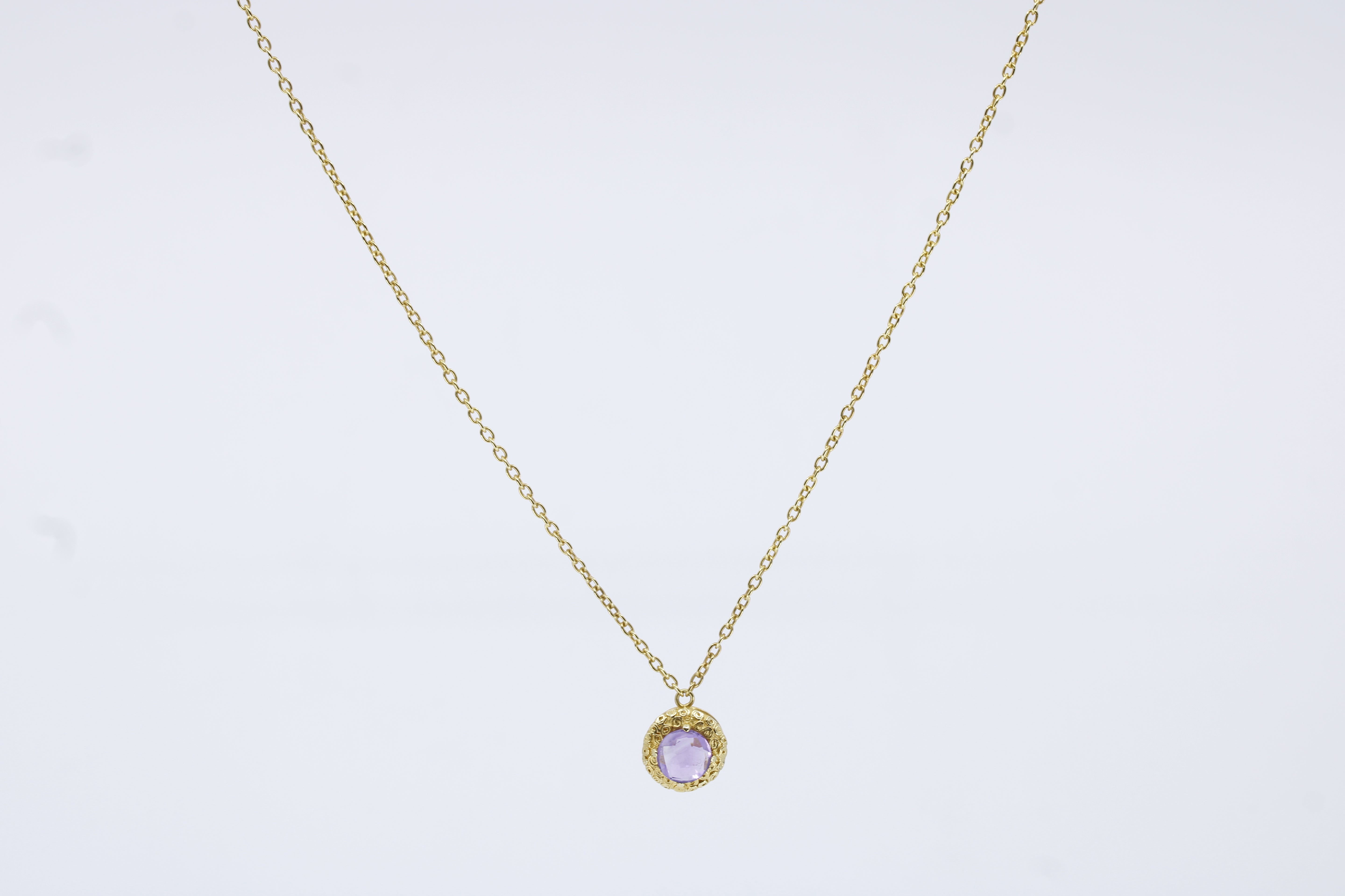 Il Gattopardo Amethyst Pendant Necklace