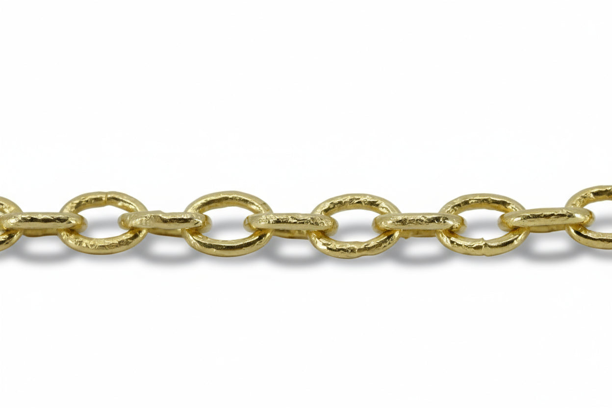 ZENITH 18K Gold Vermeil Chain Link Necklace