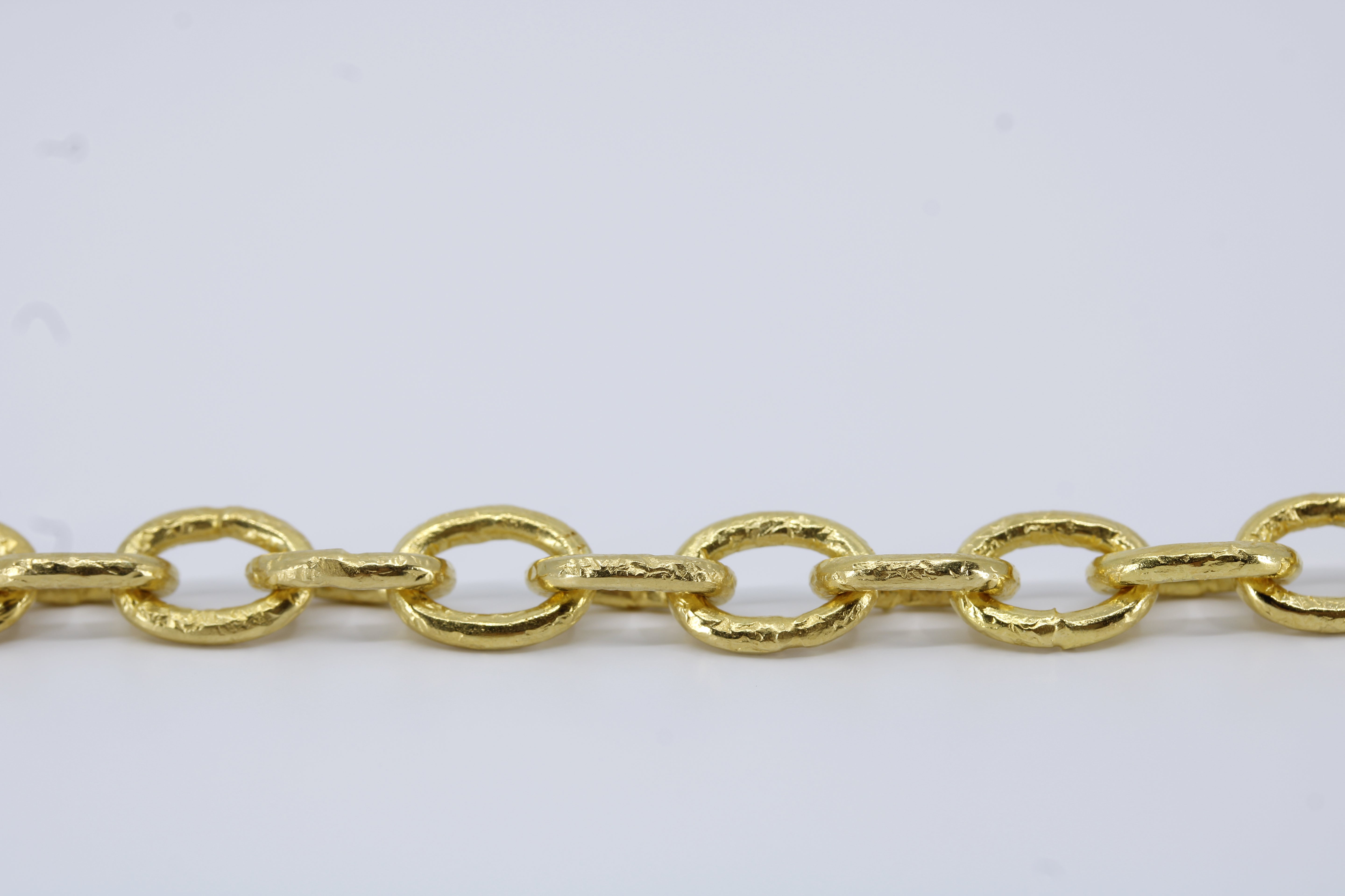 AL CANAL 18K Gold Vermeil Chain Link Necklace