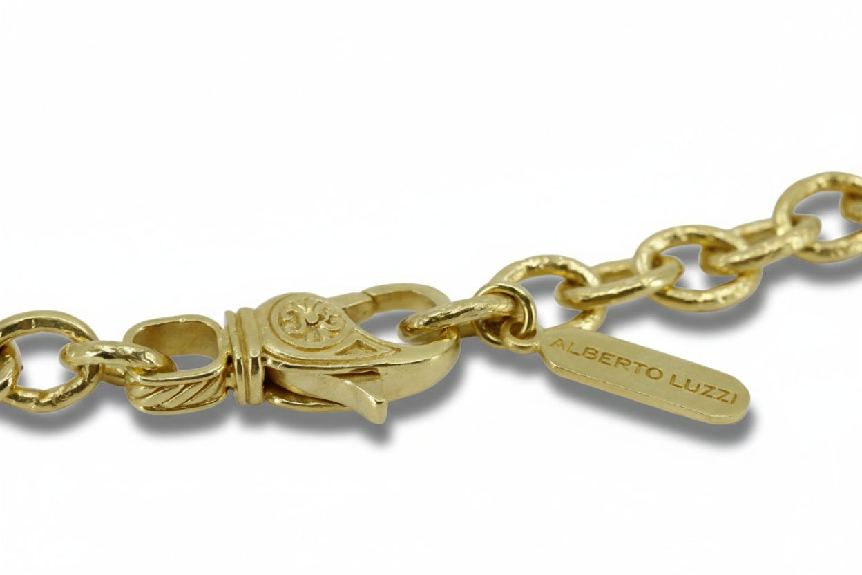 ZENITH 18K Gold Vermeil Chain Link Necklace